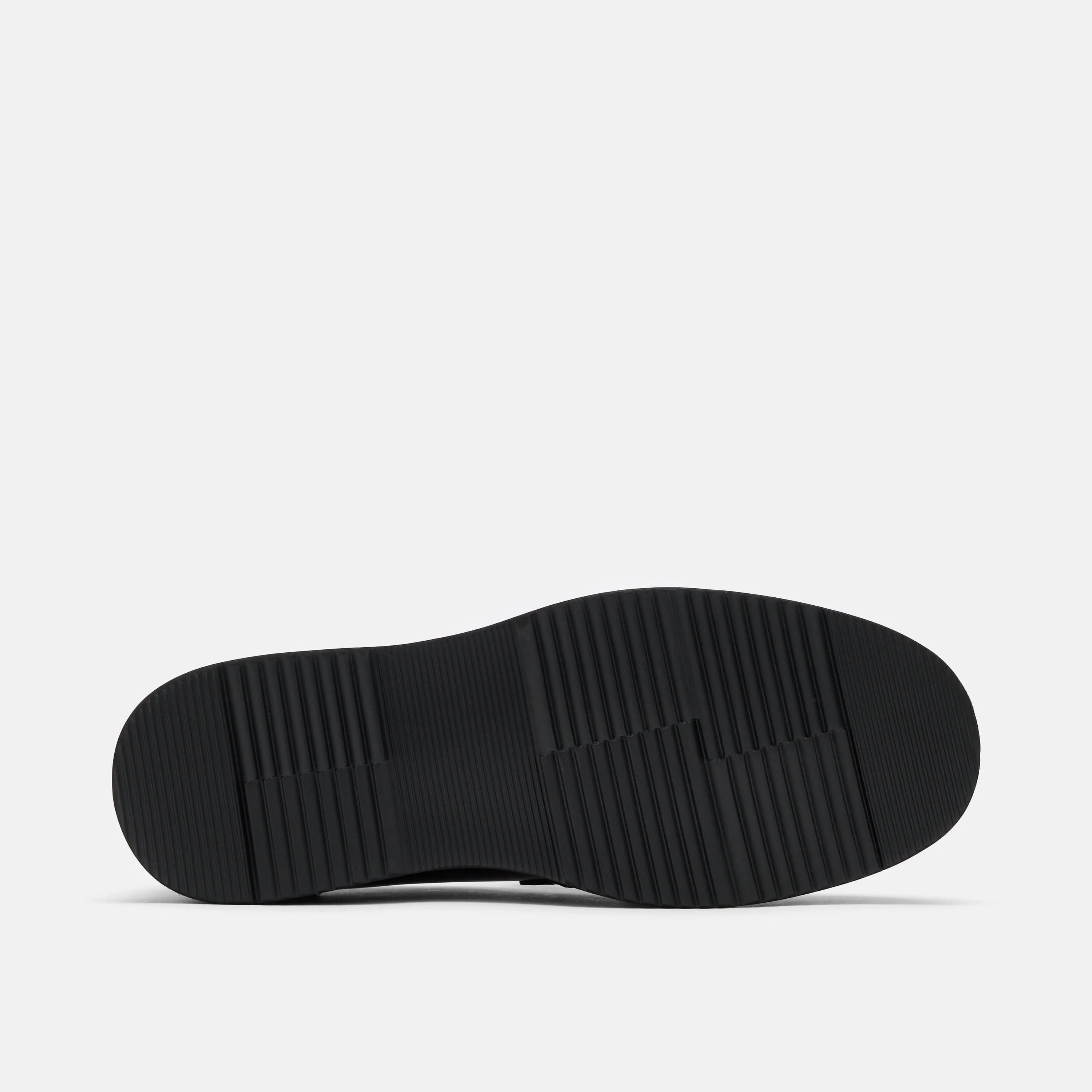 Abe Black Leather Penny Loafers - Image 6