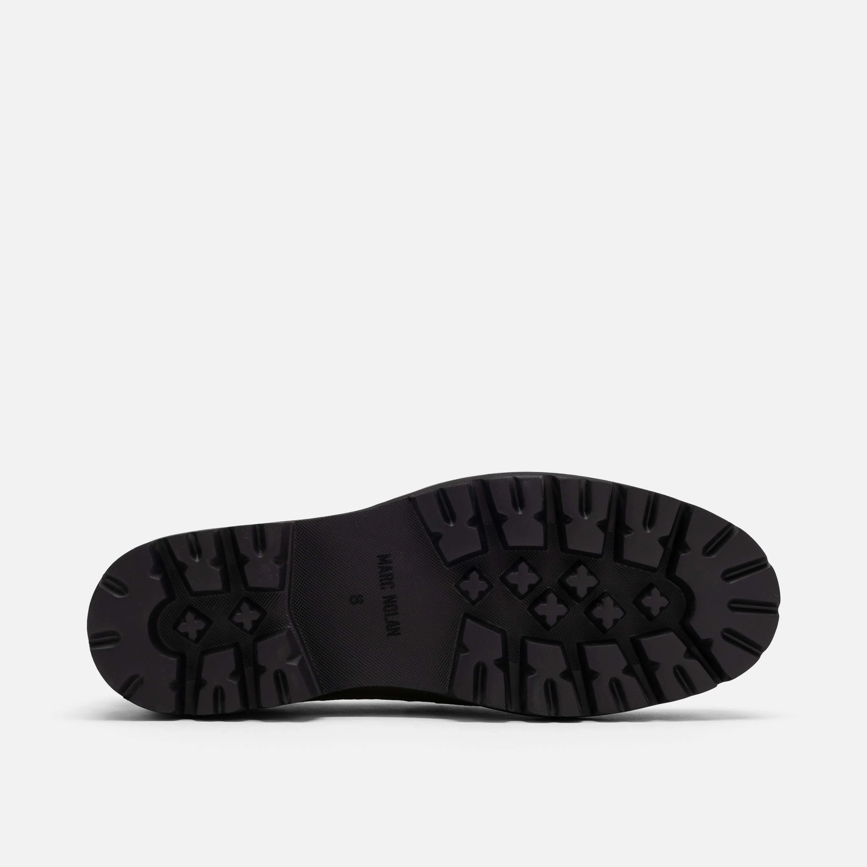 Adler Olive/White Leather Lug Penny Loafers - Image 6