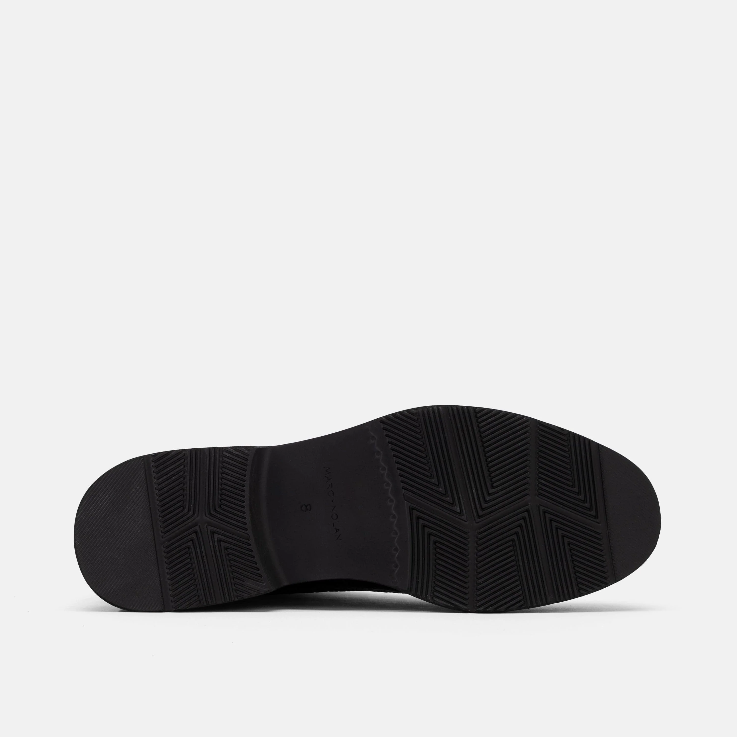 Aiden Black Croc Leather Combat Boots - Image 6