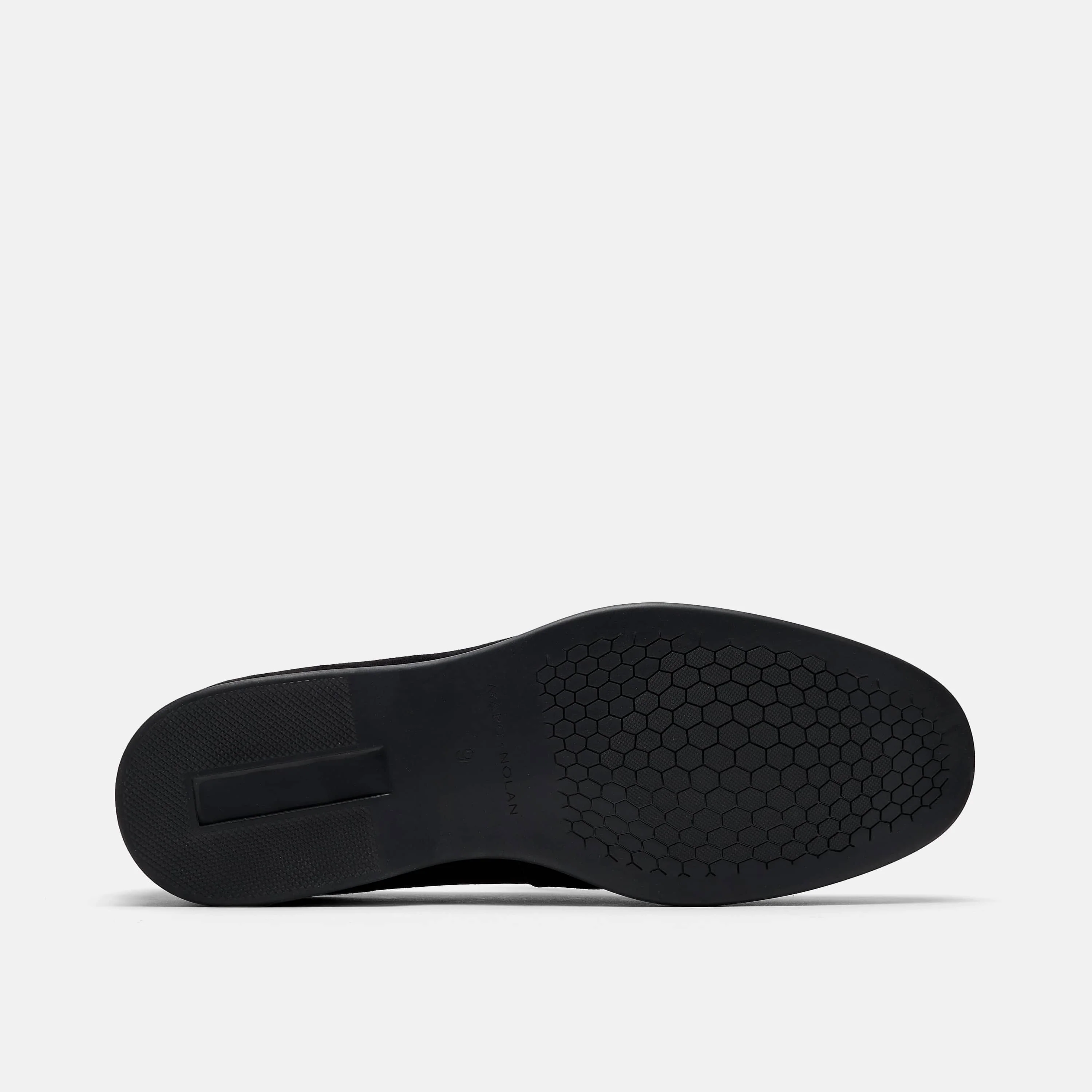 Alessandro Black Suede Venetian Loafers - Image 6