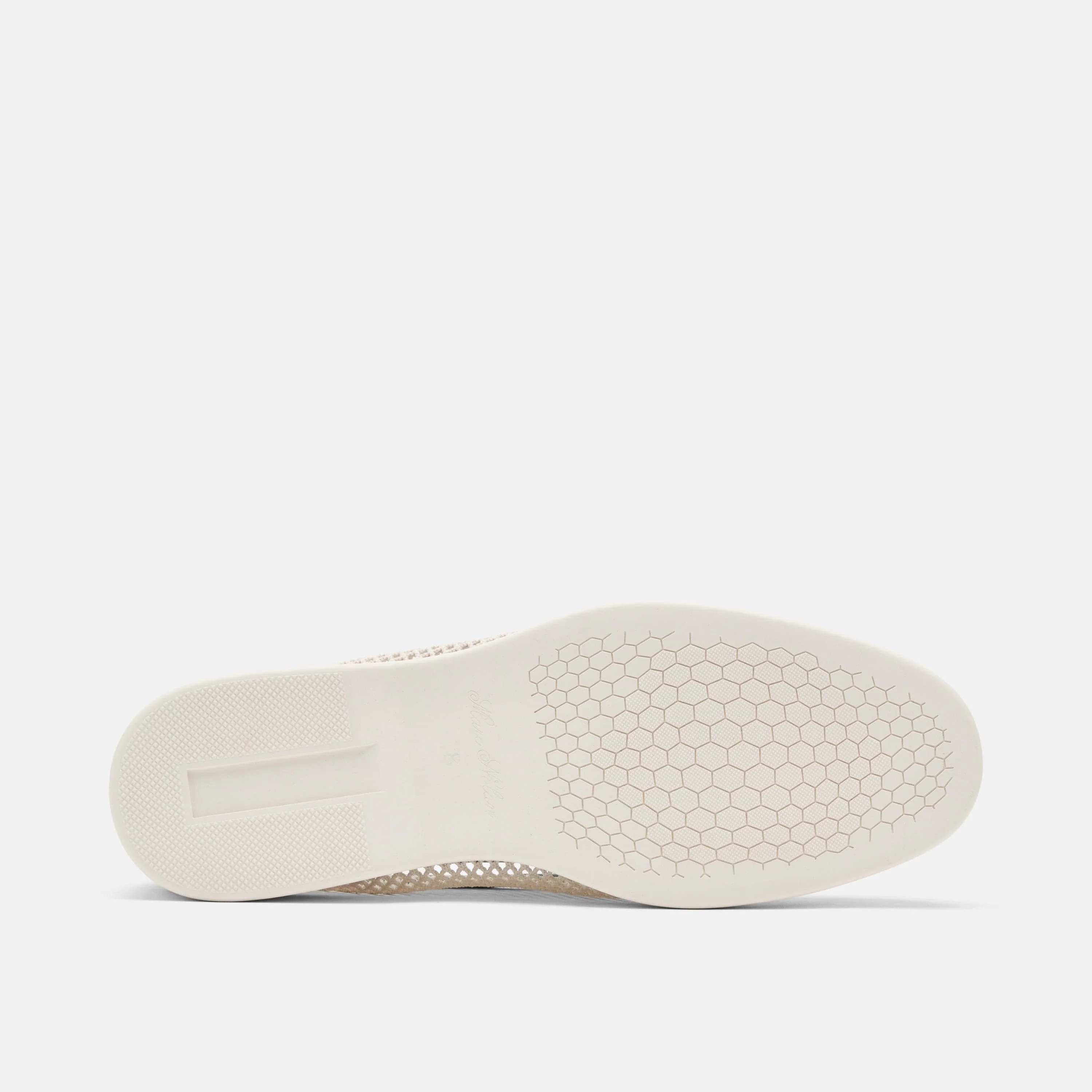 Alessandro White Mesh Venetian Loafers - Image 6