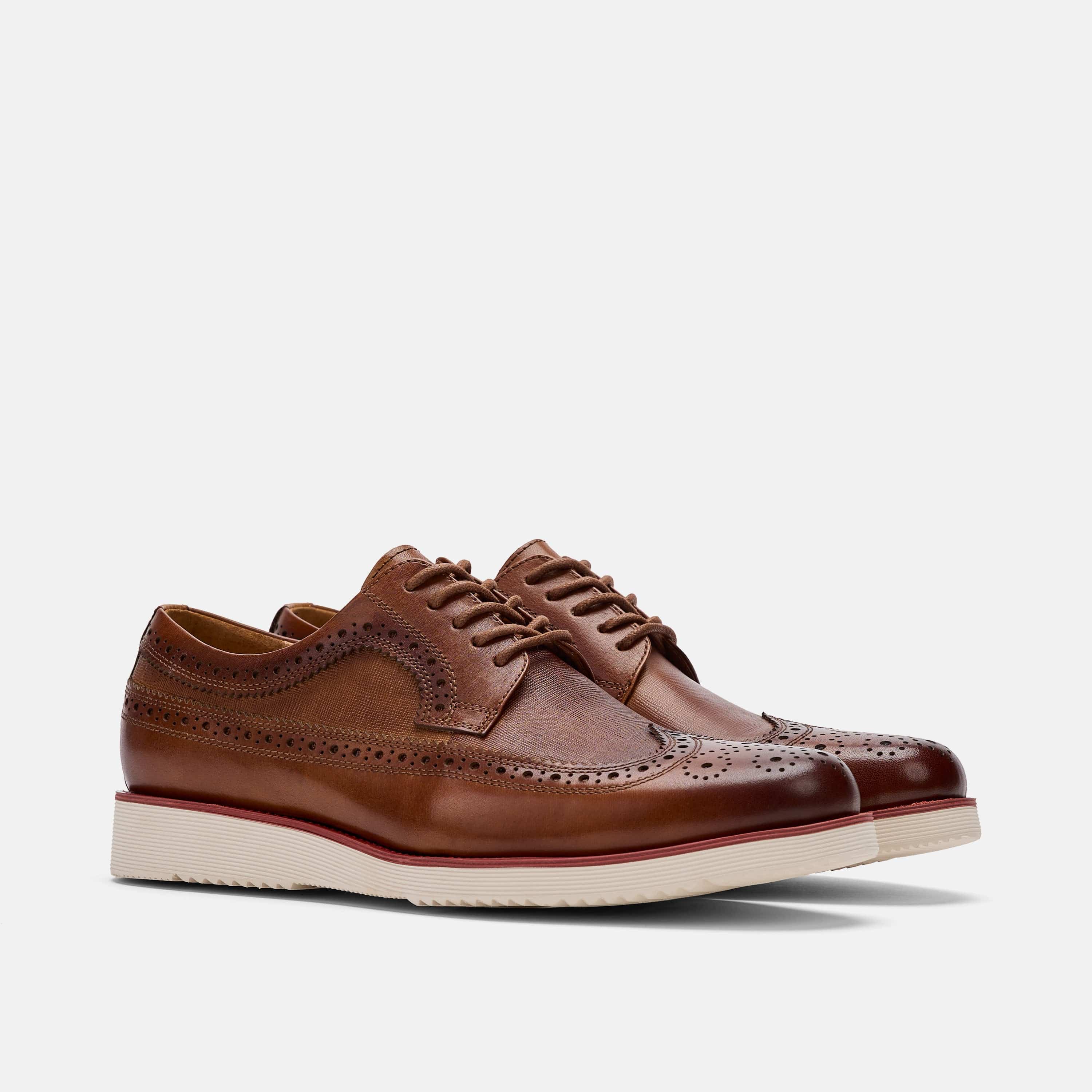 Alexander Cognac Leather Longwing Sneakers - Image 2