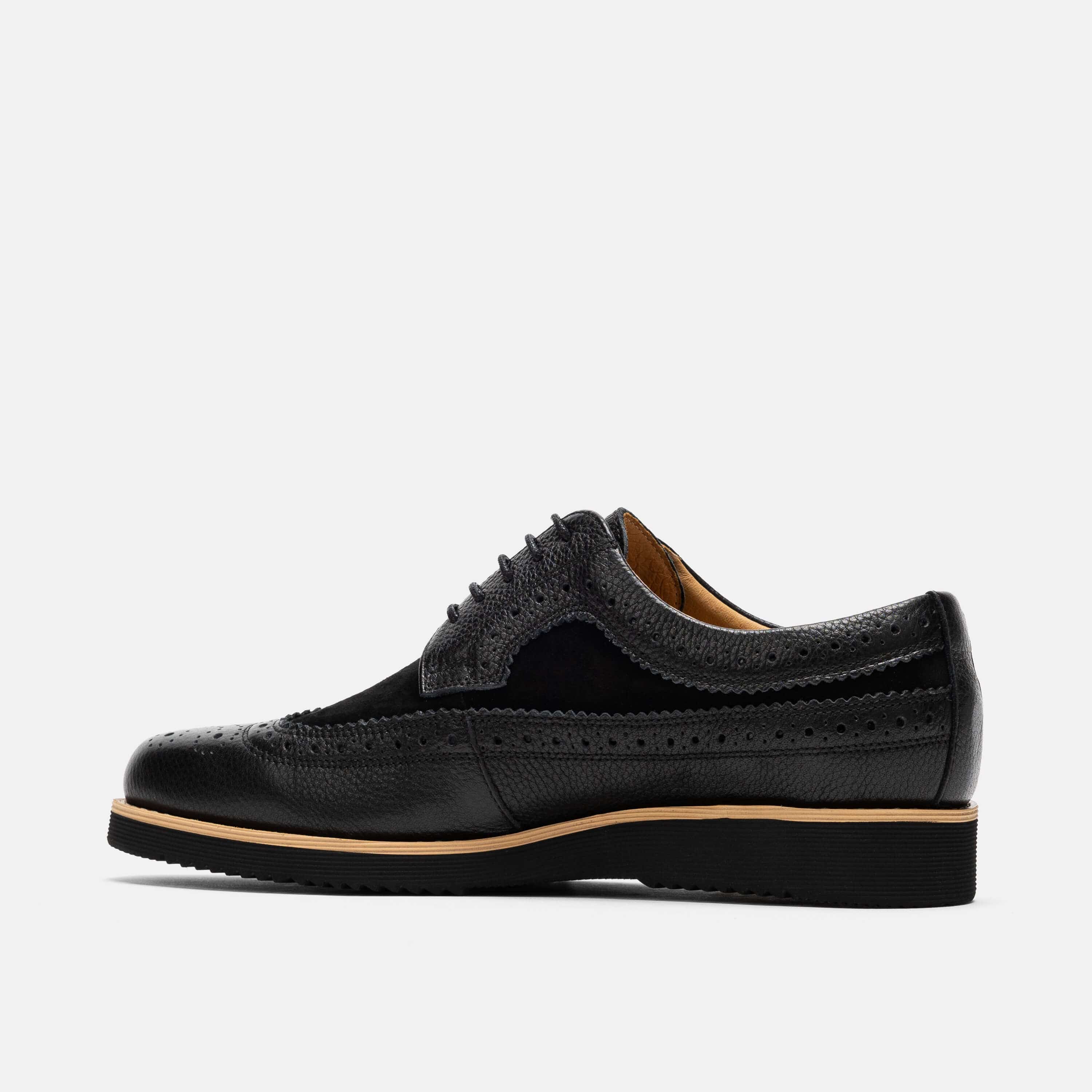 Alexander Vanta Black Leather Longwing Sneakers - Image 4