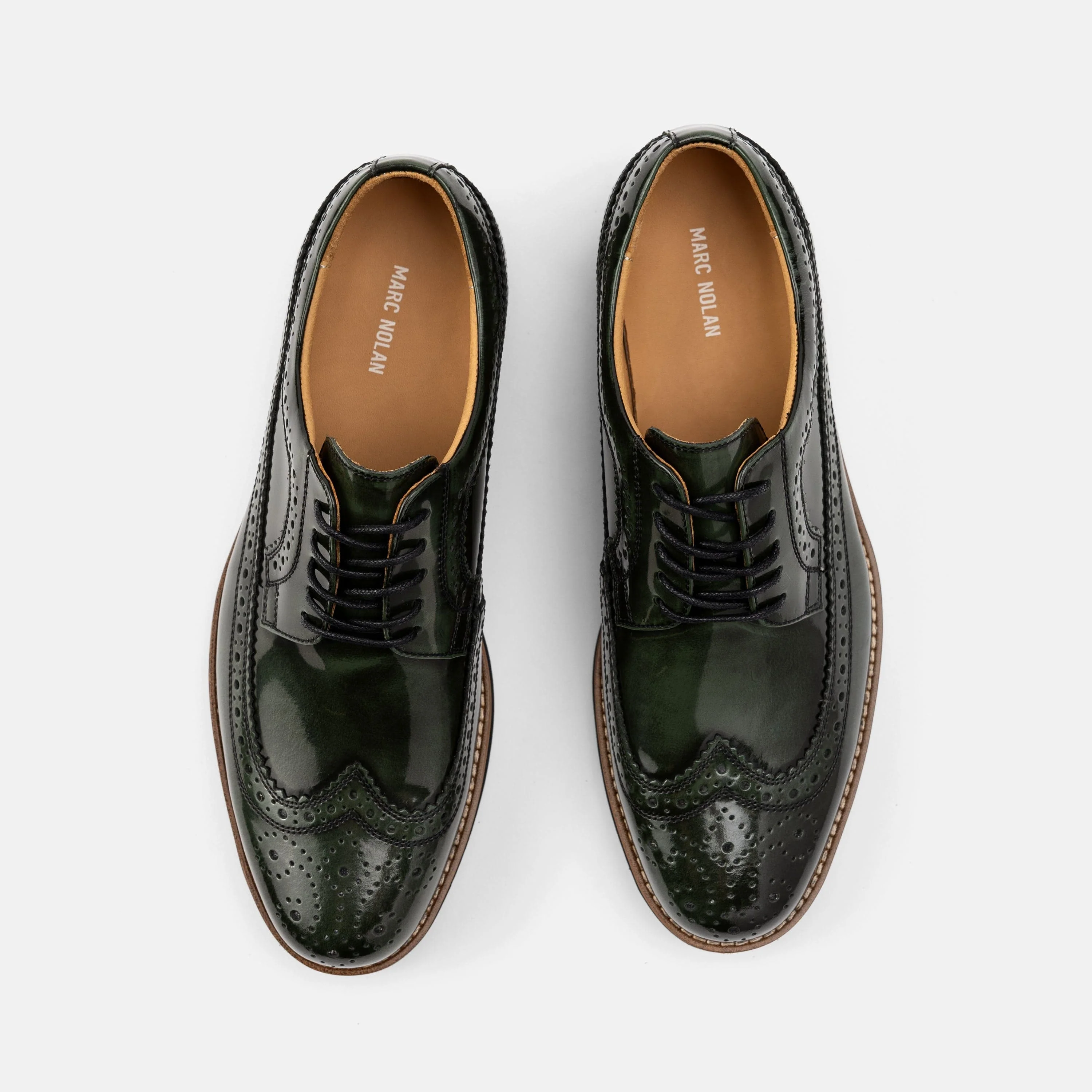 Alexander Green Patent Leather Longwing Sneakers - Image 5