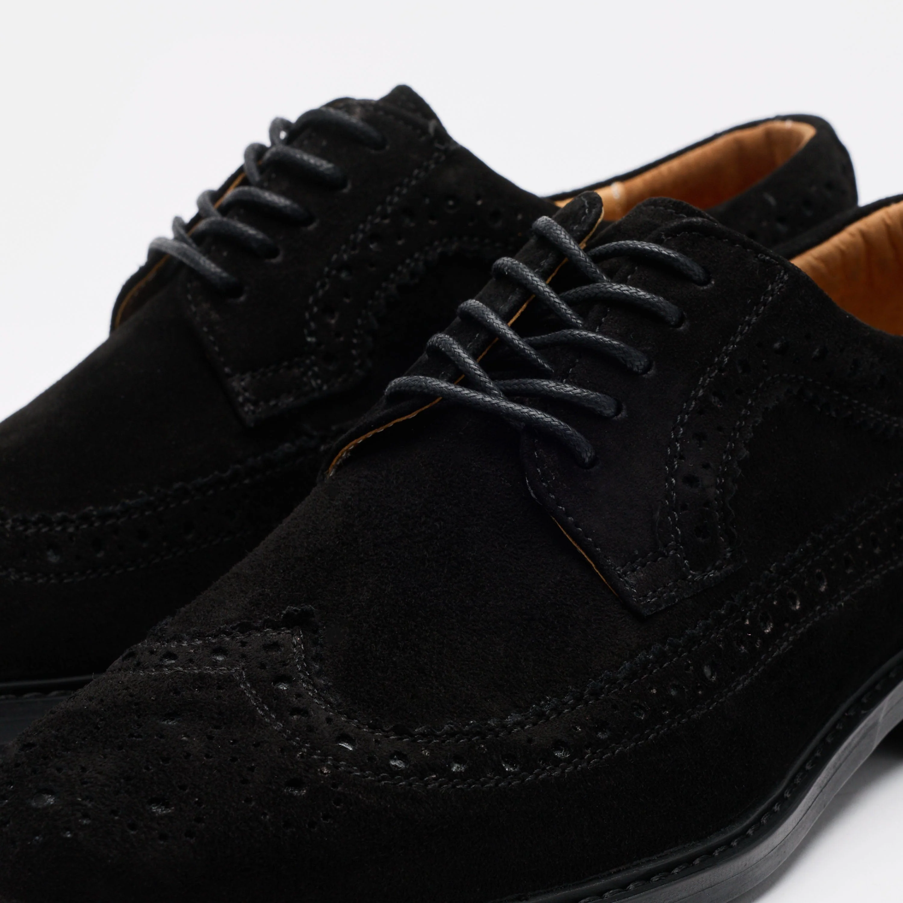 Alistair Black Suede Longwings - Image 3