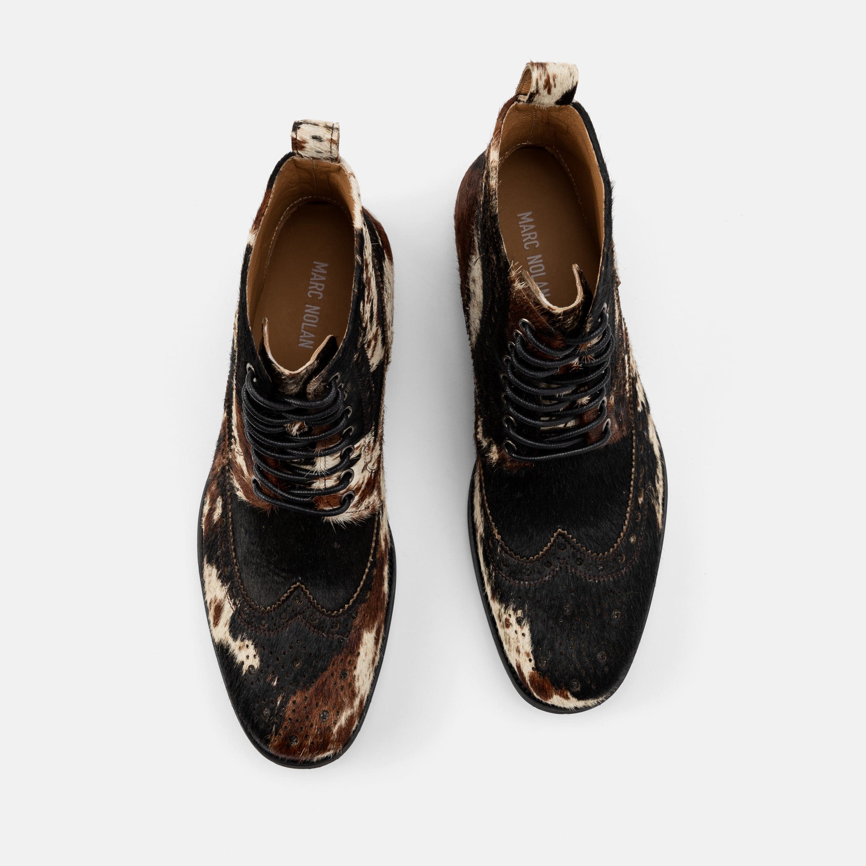 Belmont Dark Horse Wingtip Combat Boots - Image 5