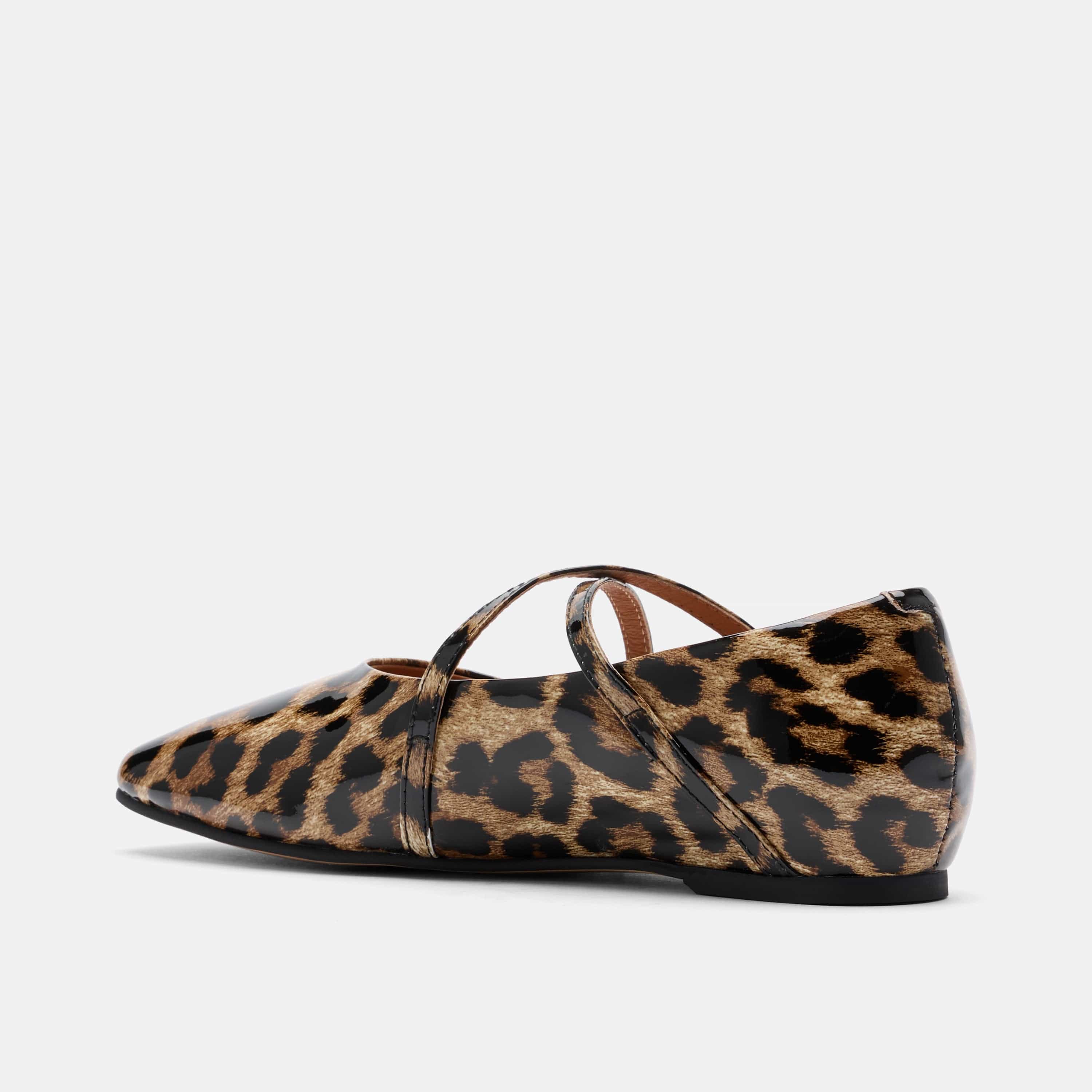 Billie Leopard Patent Leather Mary Jane Flats - Image 5