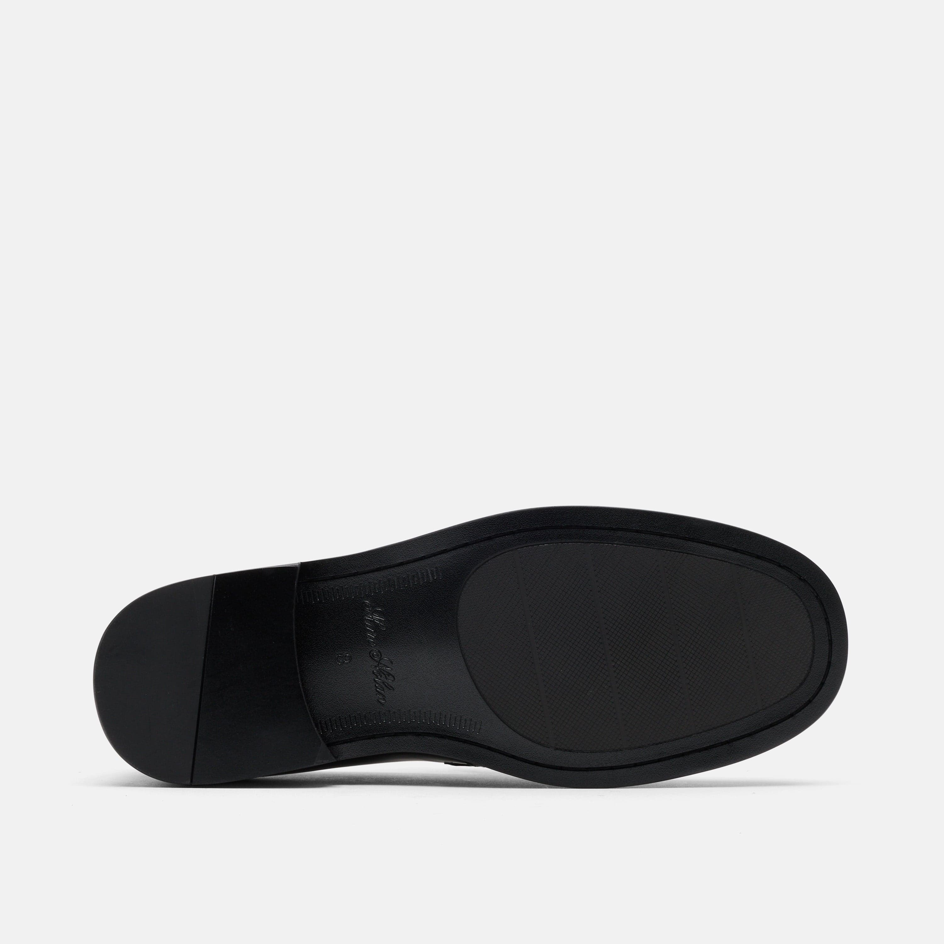 Calum Black Calf Leather Penny Loafers - Image 6