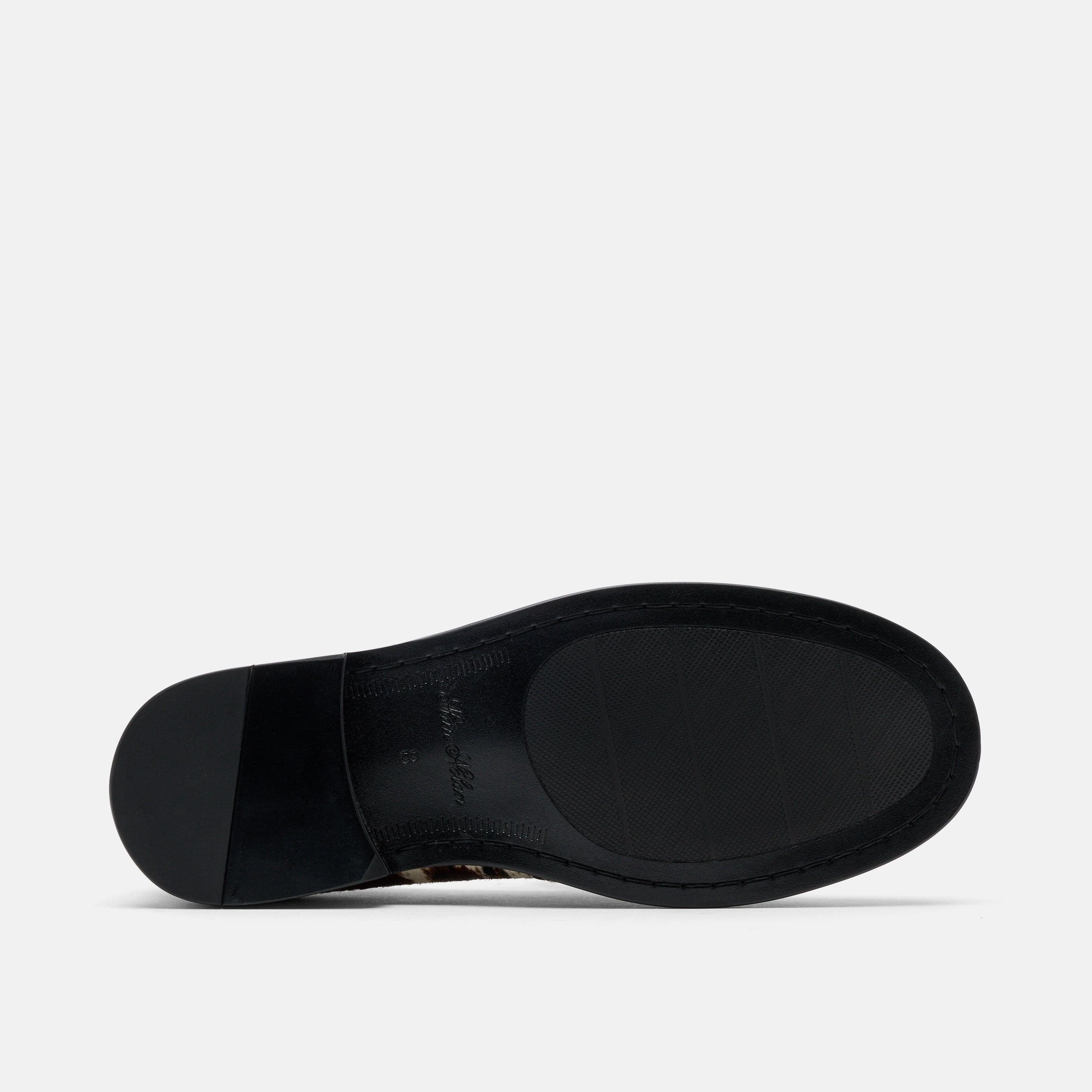 Calum Dark Horse Pony Hair Penny Loafers - Image 7