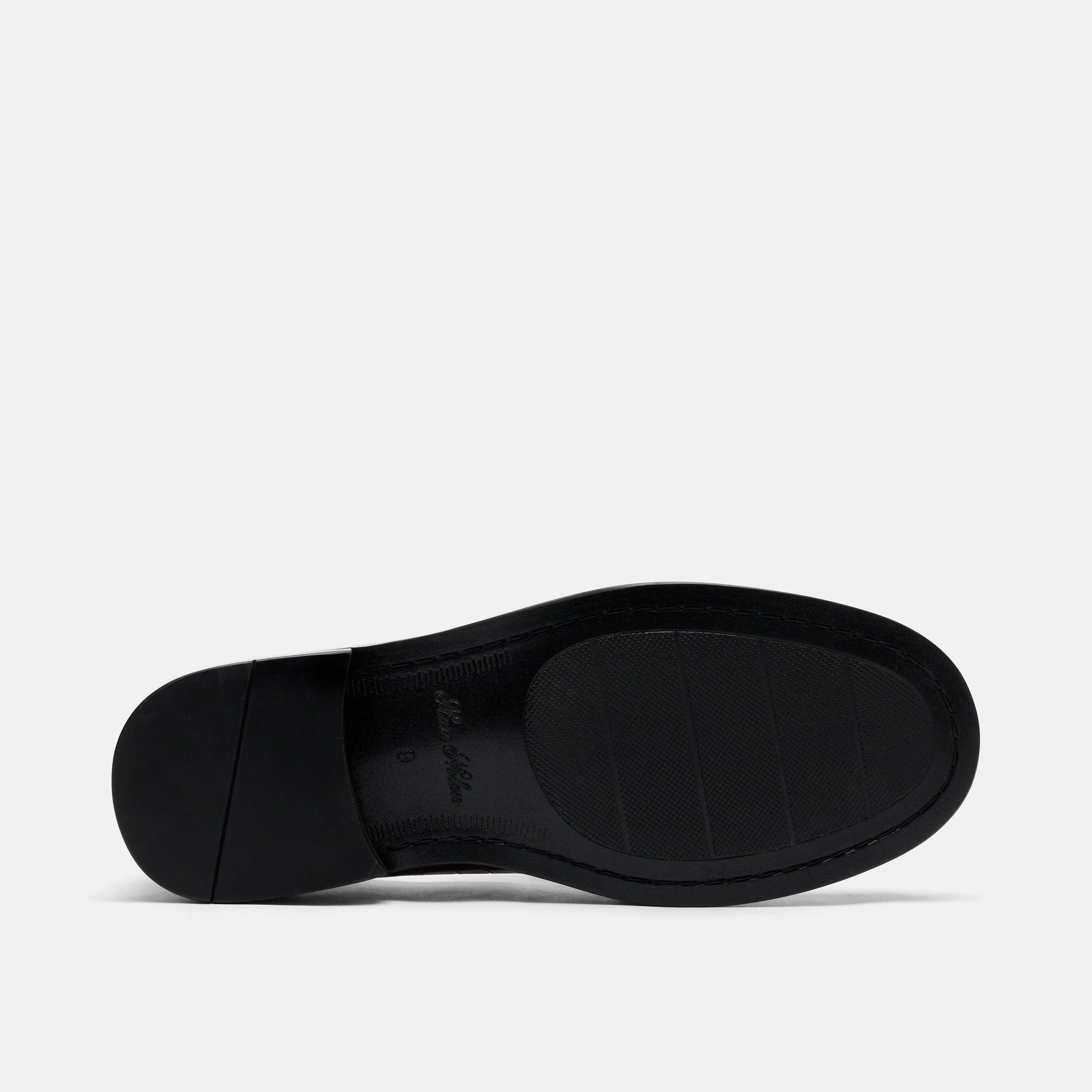 Calum Brown Bull Leather Penny Loafers - Image 6