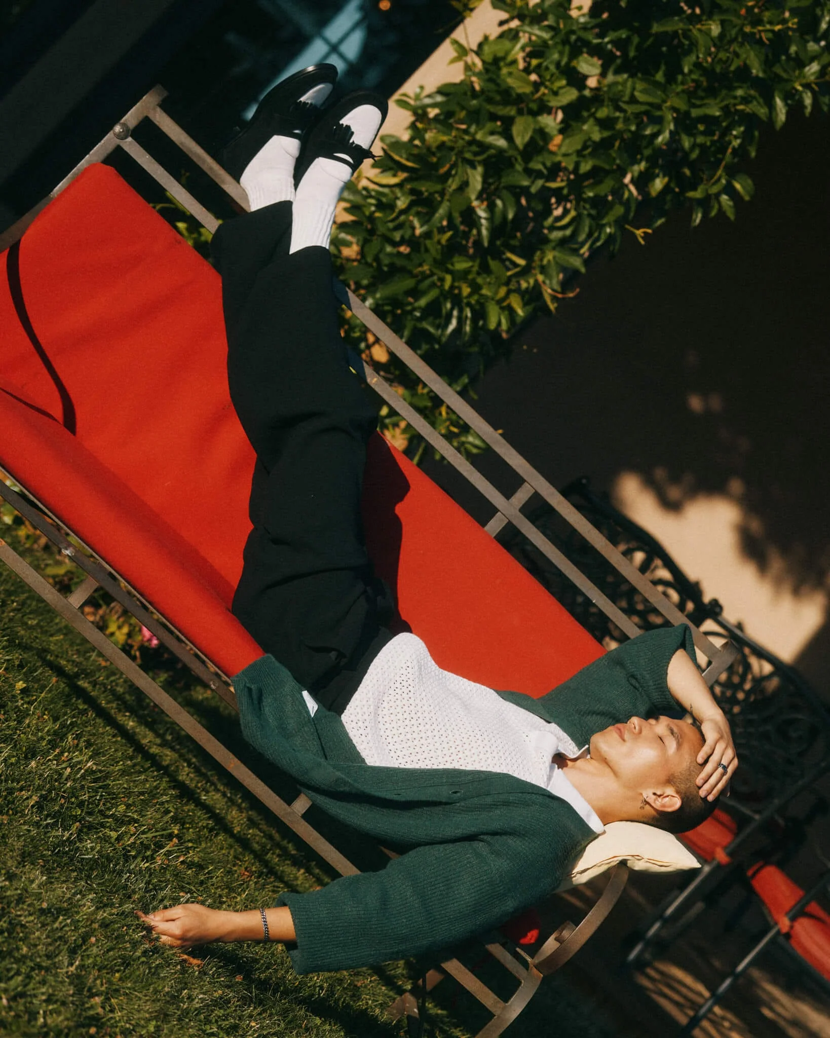Clint Black/White Suede Kiltie Loafers - Image 4