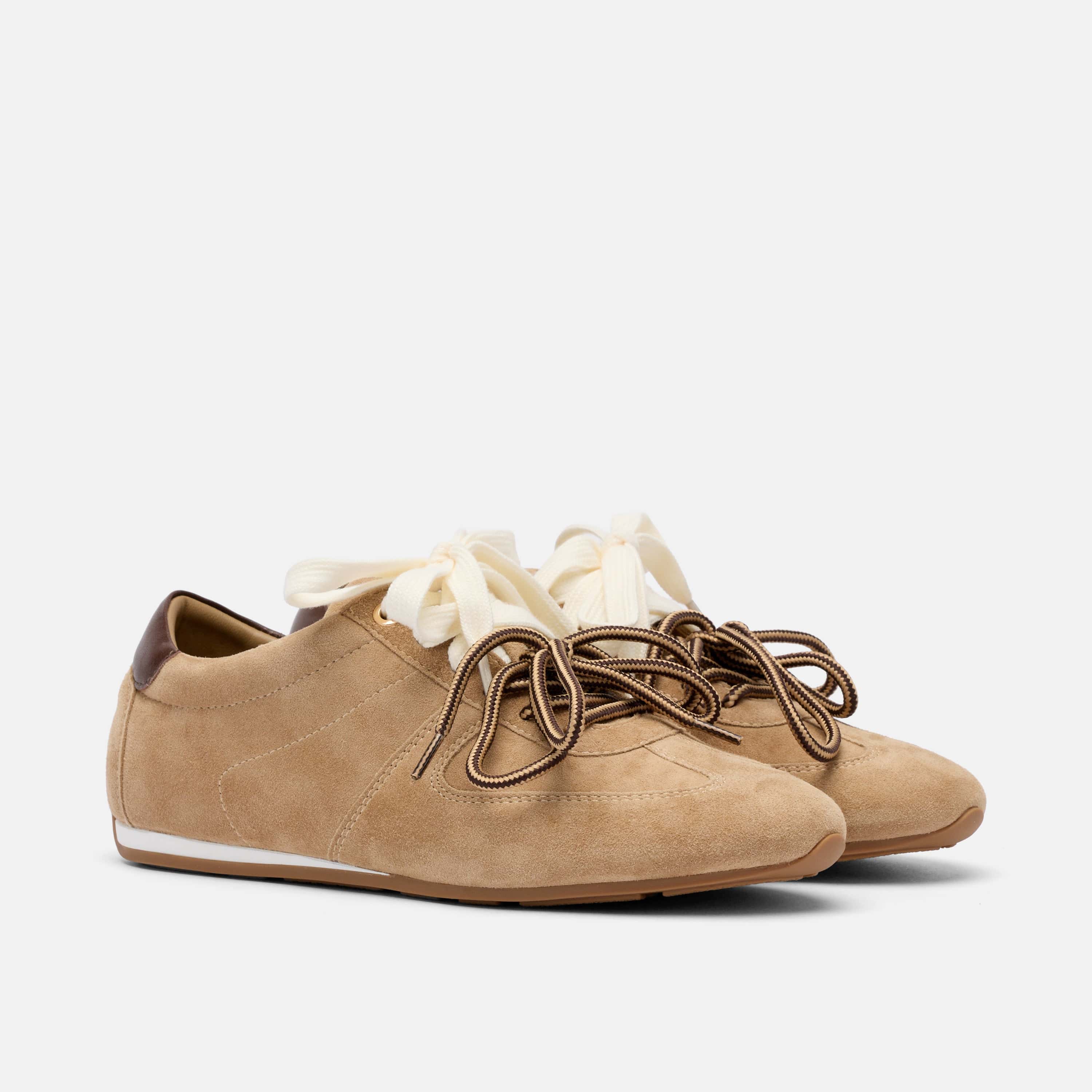 Colette Tan Suede Sneakers - Image 2
