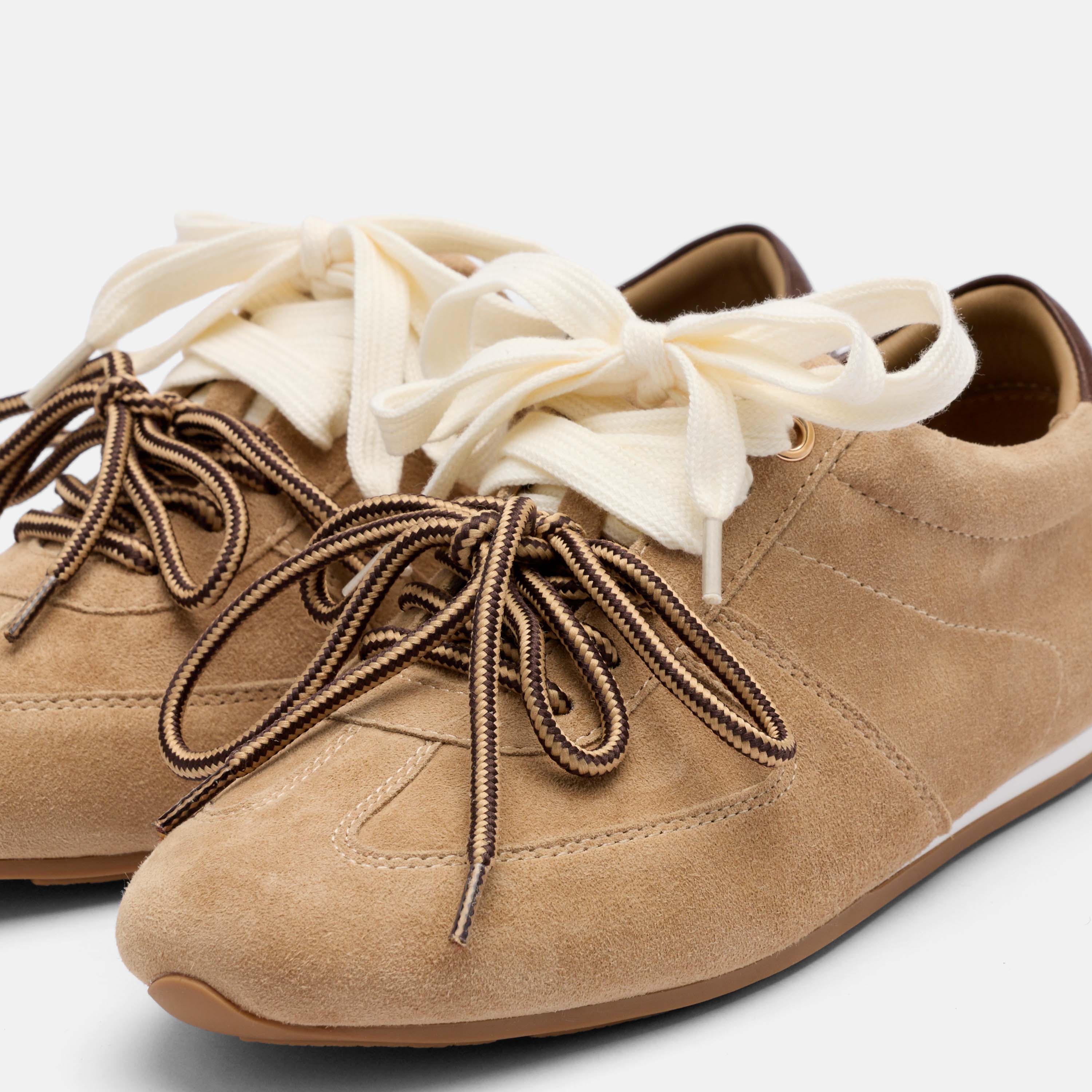 Colette Tan Suede Sneakers - Image 3