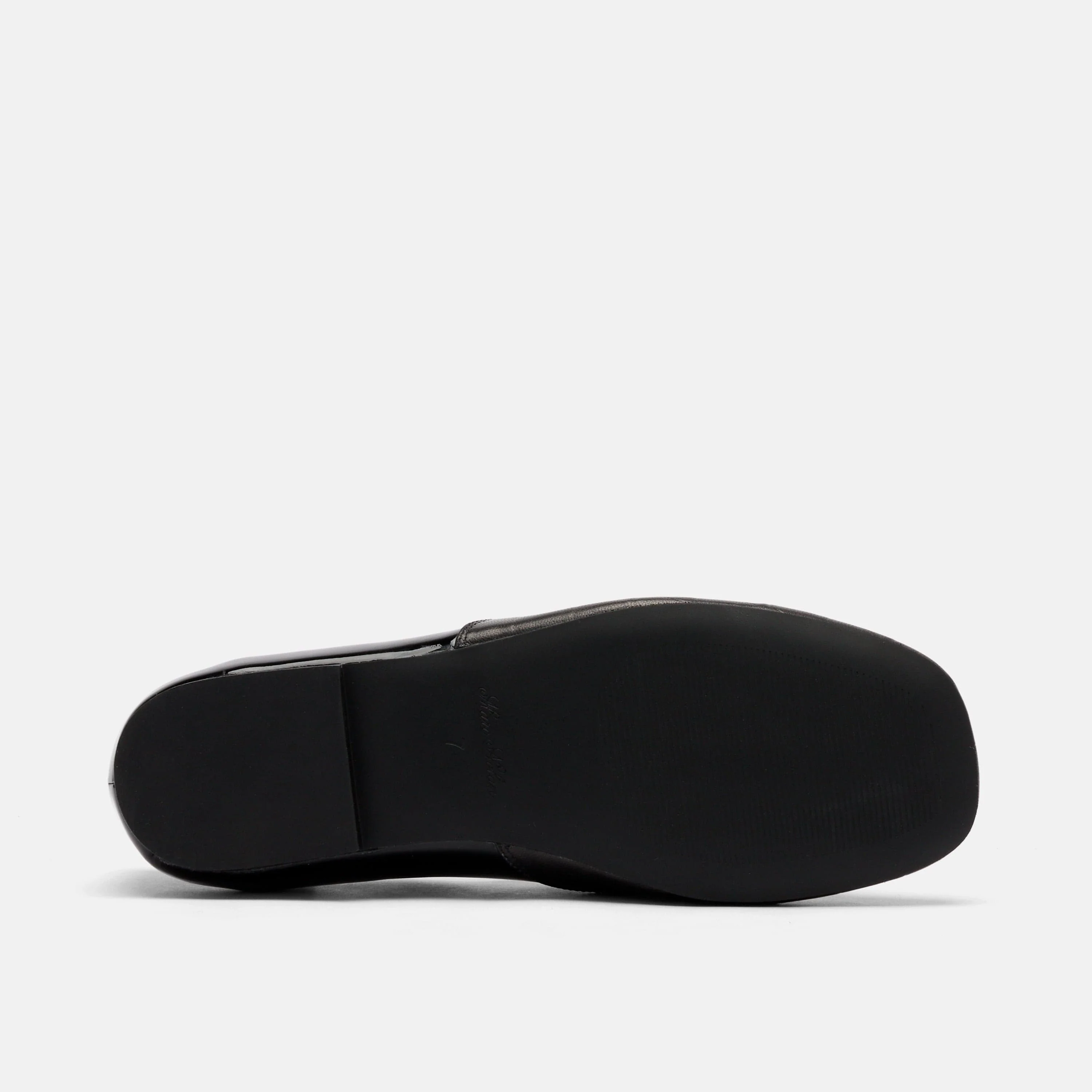 Crosstown Black Leather Ballet Sneakers - Image 6