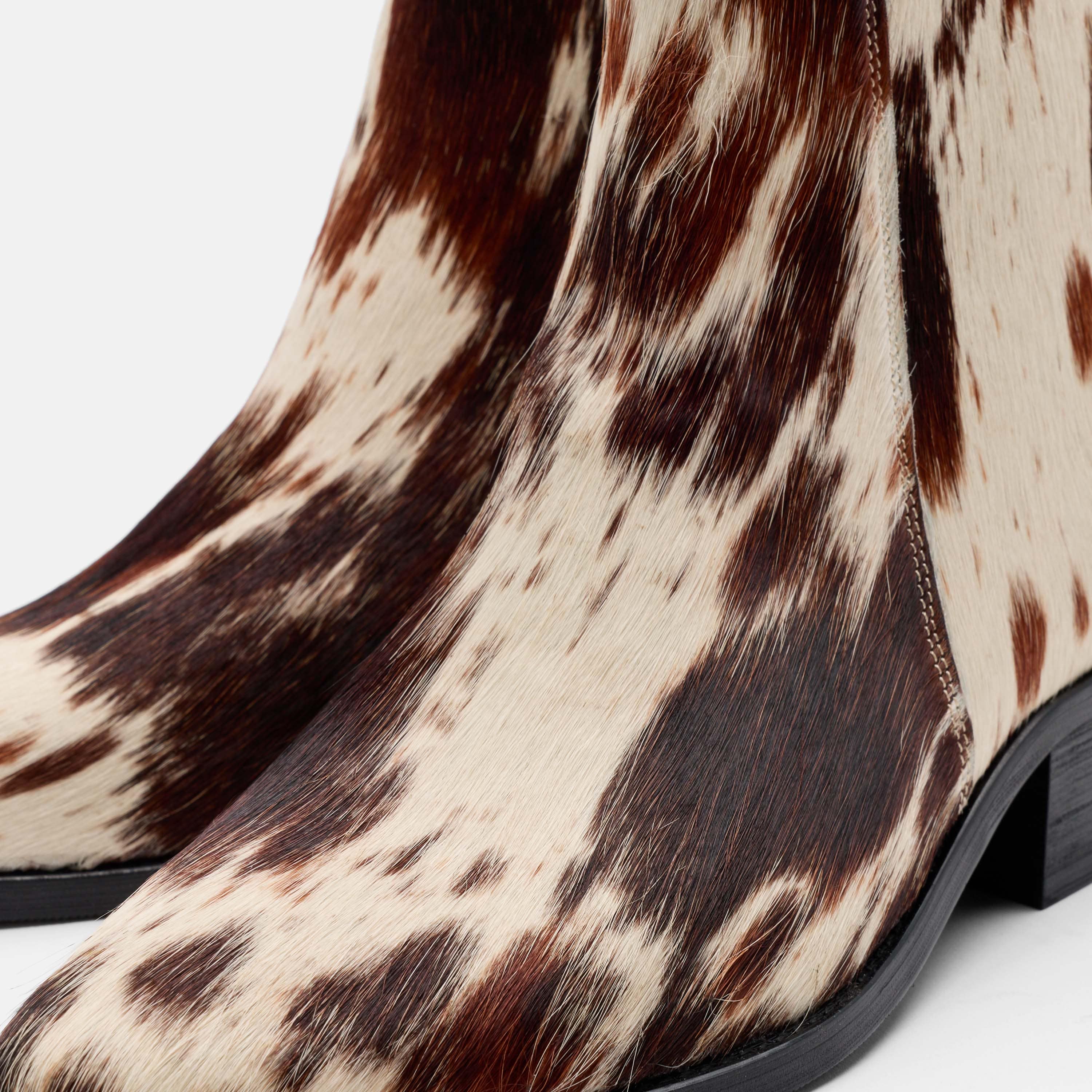 Dante Tiger Horse Pony Hair Chelsea Boots - Image 3