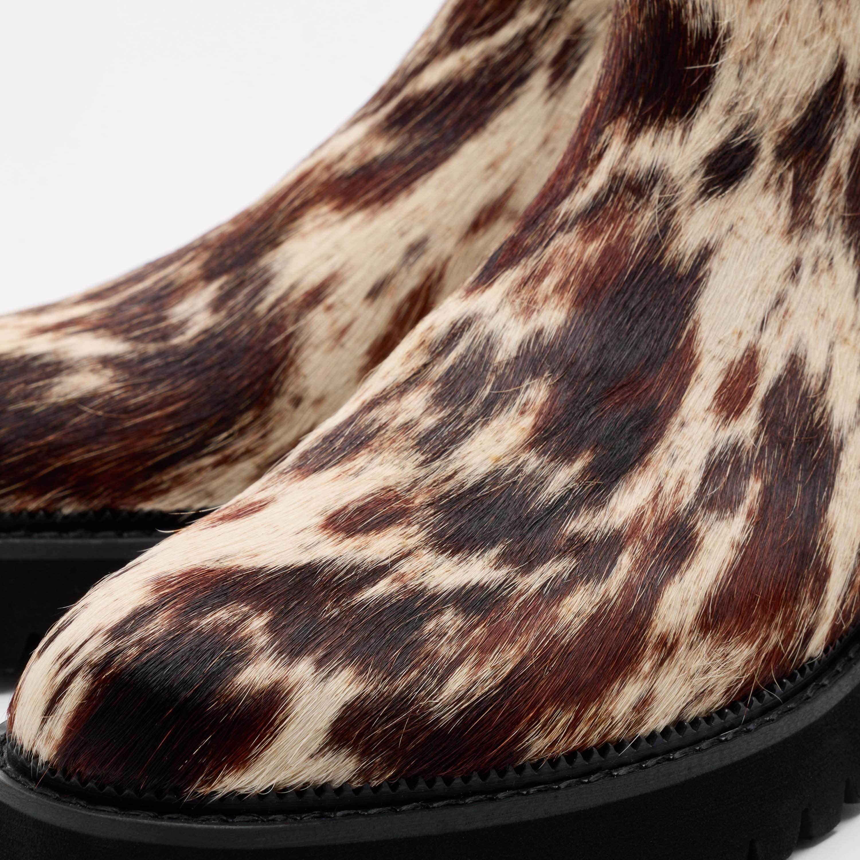 Dax Tiger Horse Pony Hair Chelsea Boots - Image 3