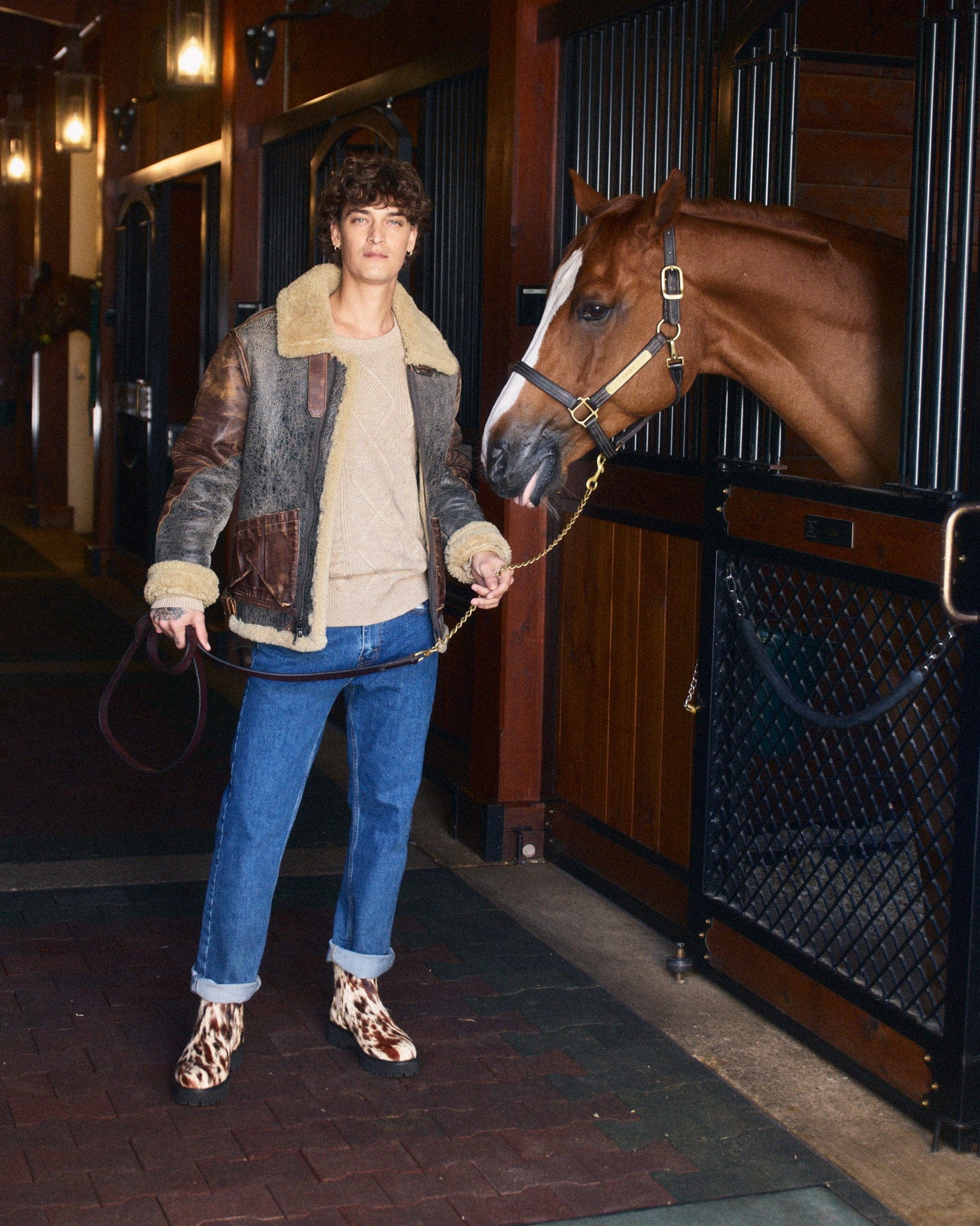 Dax Tiger Horse Pony Hair Chelsea Boots - Image 4