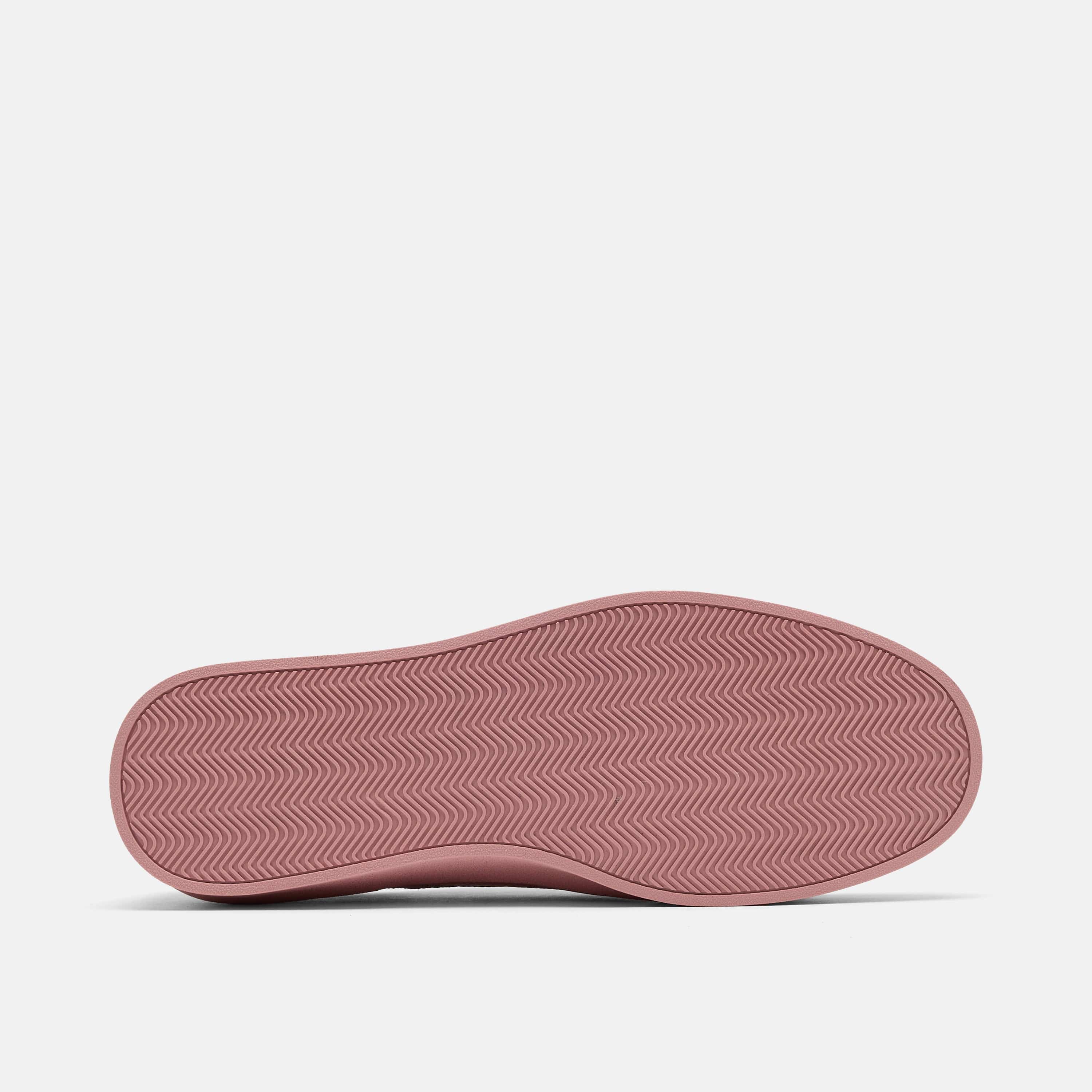 Deion Pink Leather Derby Sneakers - Image 6