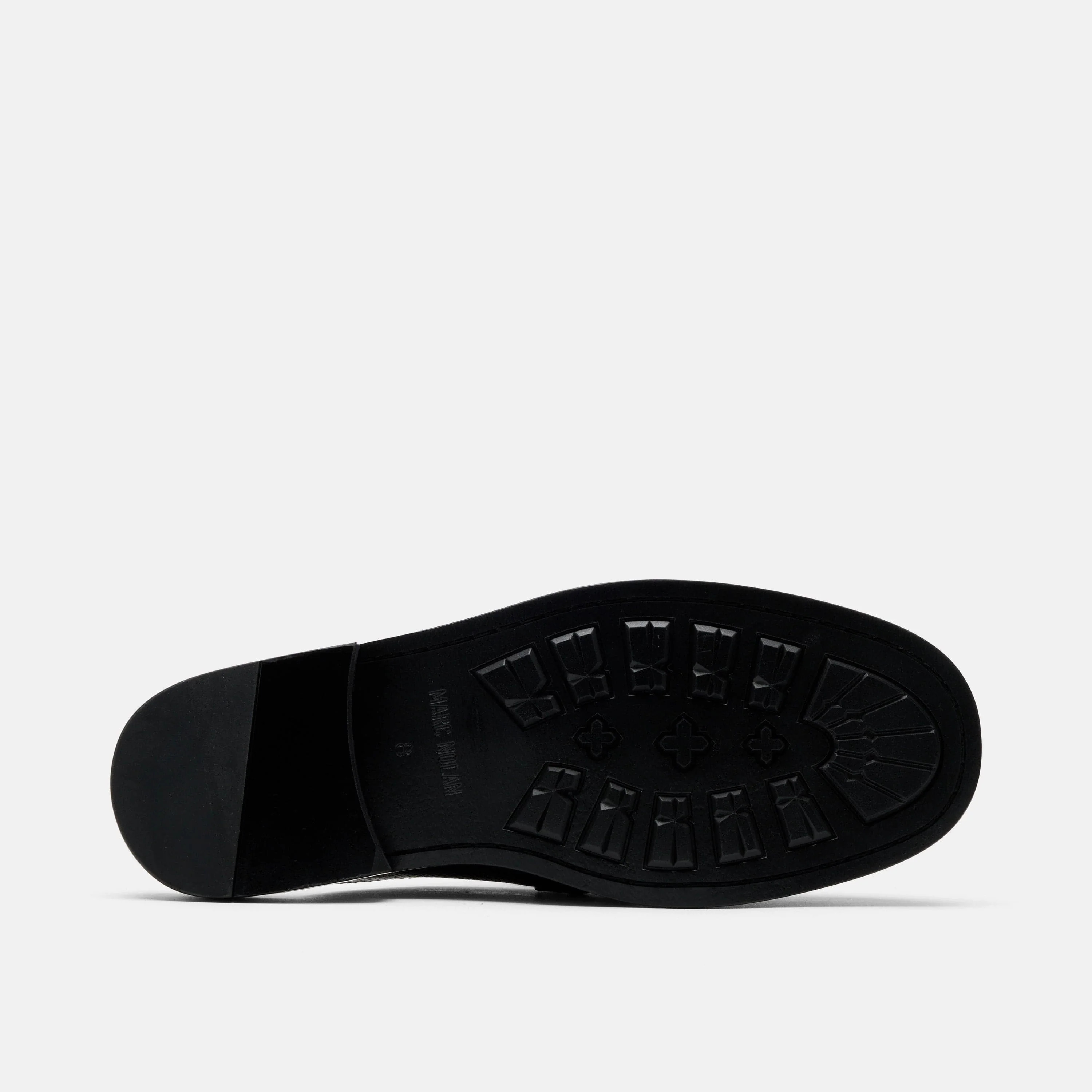 Del Mar Black Pebble Loafer Mules - Image 6
