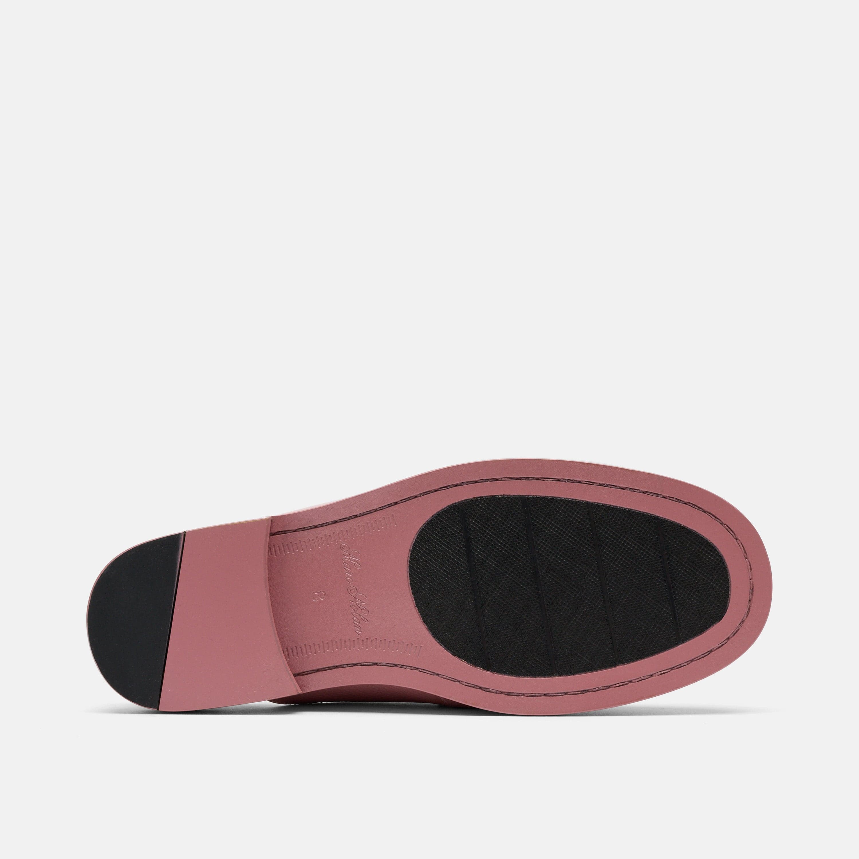 Del Mar Pink Leather Loafer Mules - Image 7