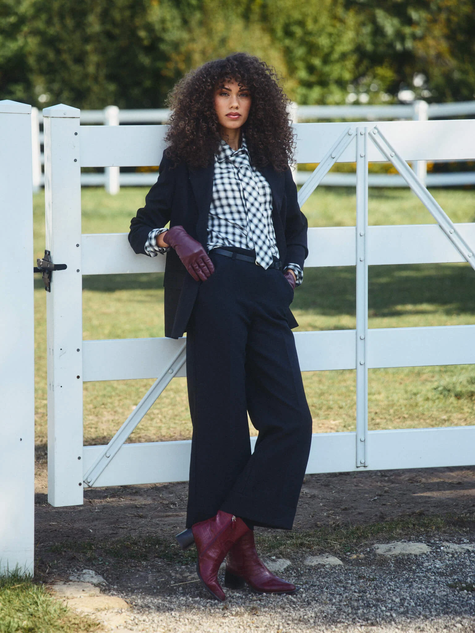 Harper Burgundy Croc Leather Square Toe Chelsea Boots - Image 4