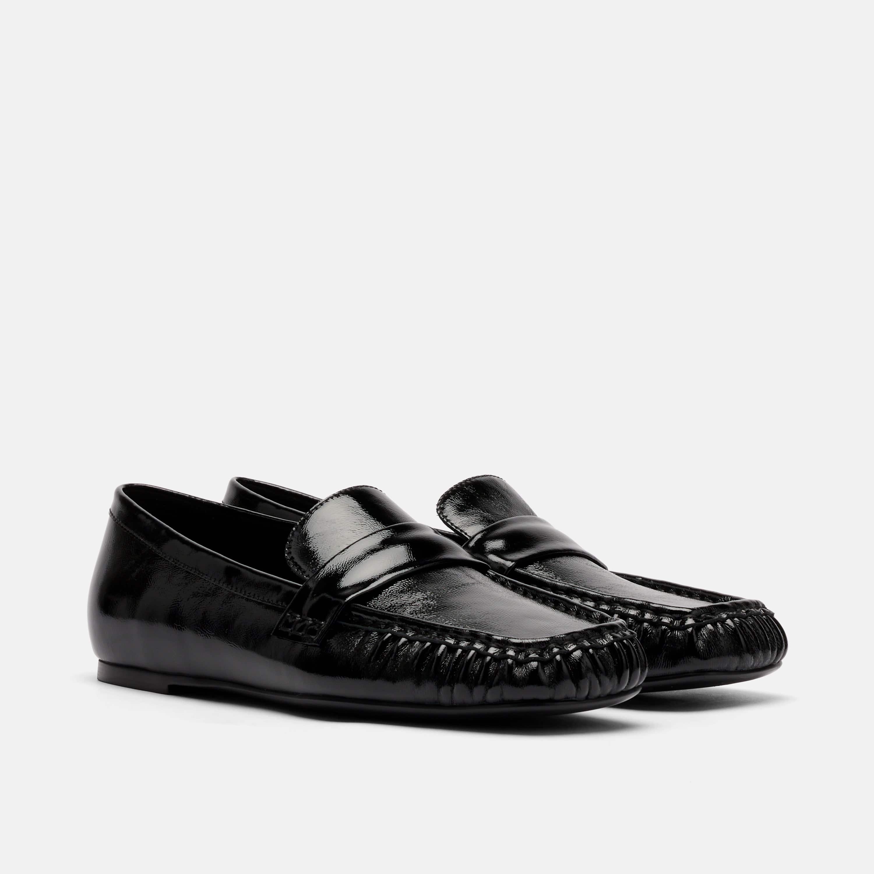 Jane Black Patent Leather Flats - Image 2