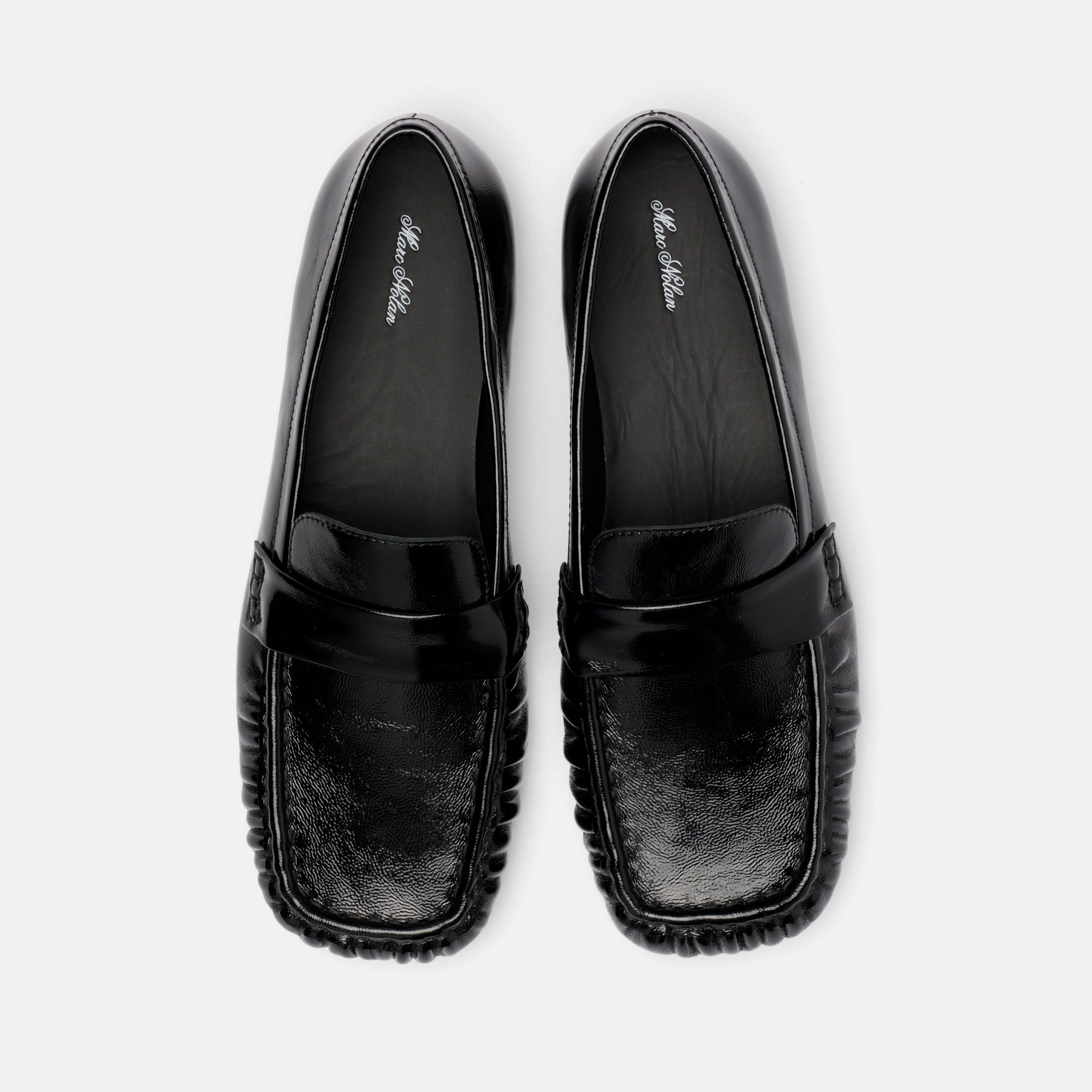 Jane Black Patent Leather Flats - Image 5