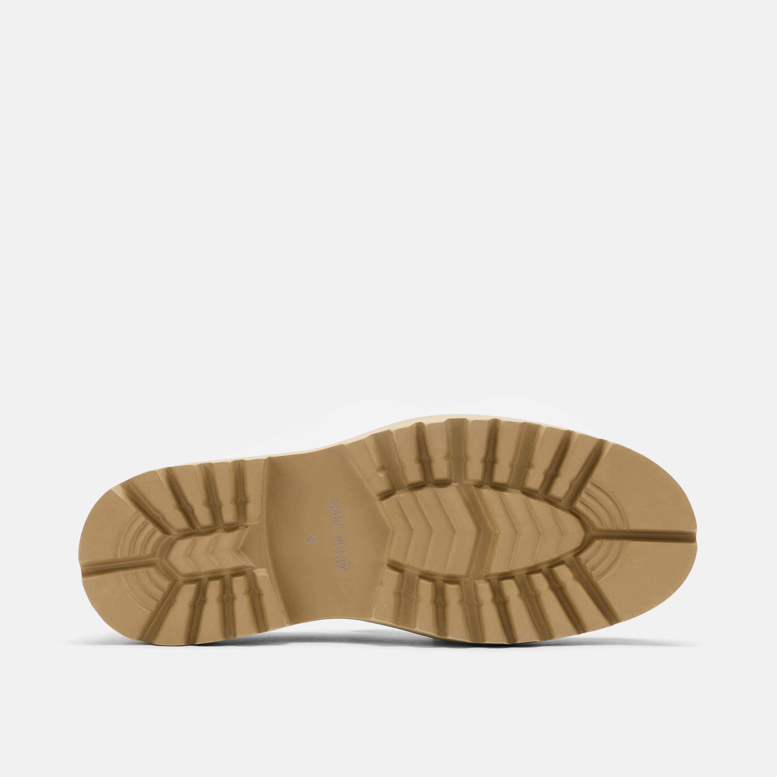 Journey Tan Croc Suede Lug Tassel Loafer - Image 6