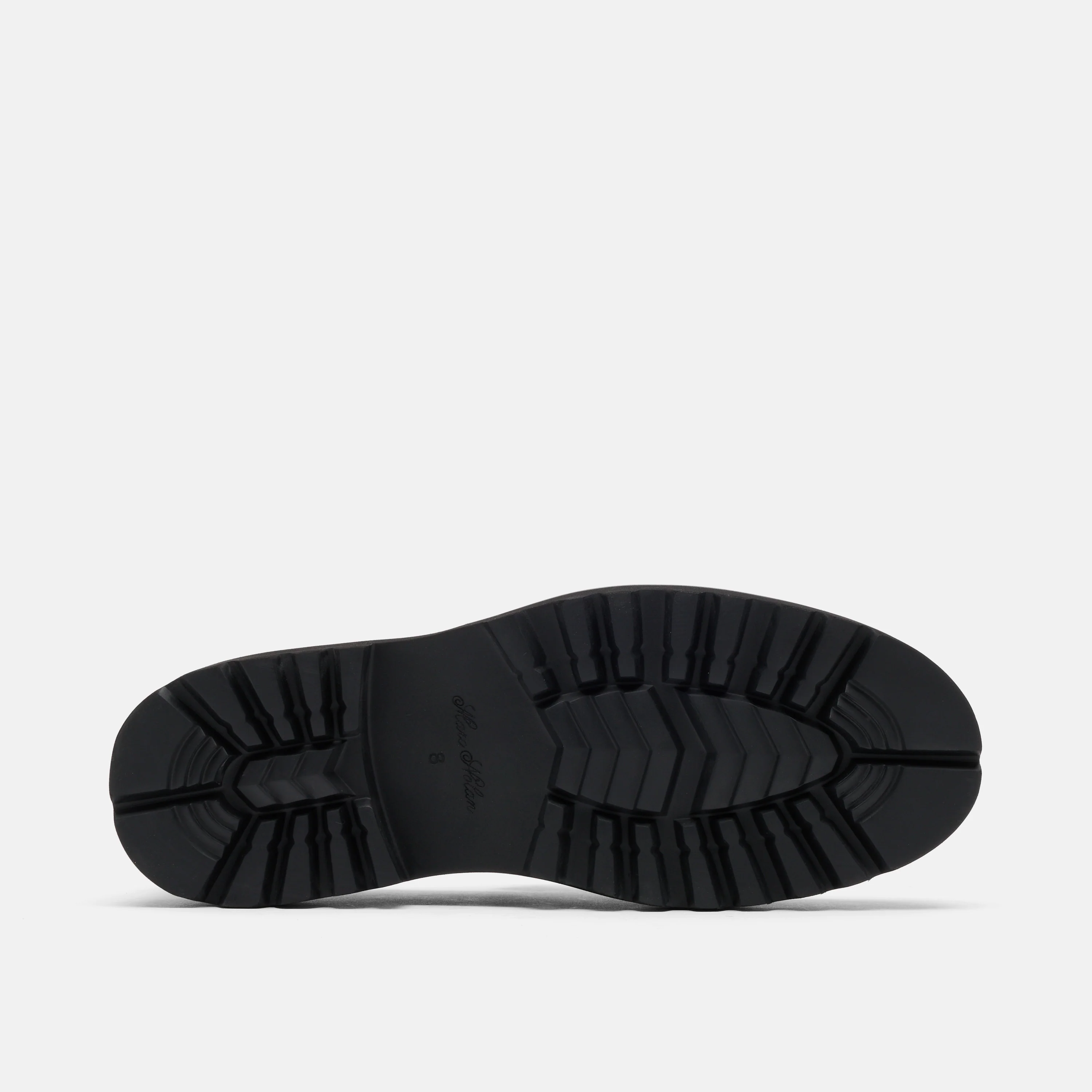 Journey Black Pebble Leather Lug Tassel Loafer - Image 6