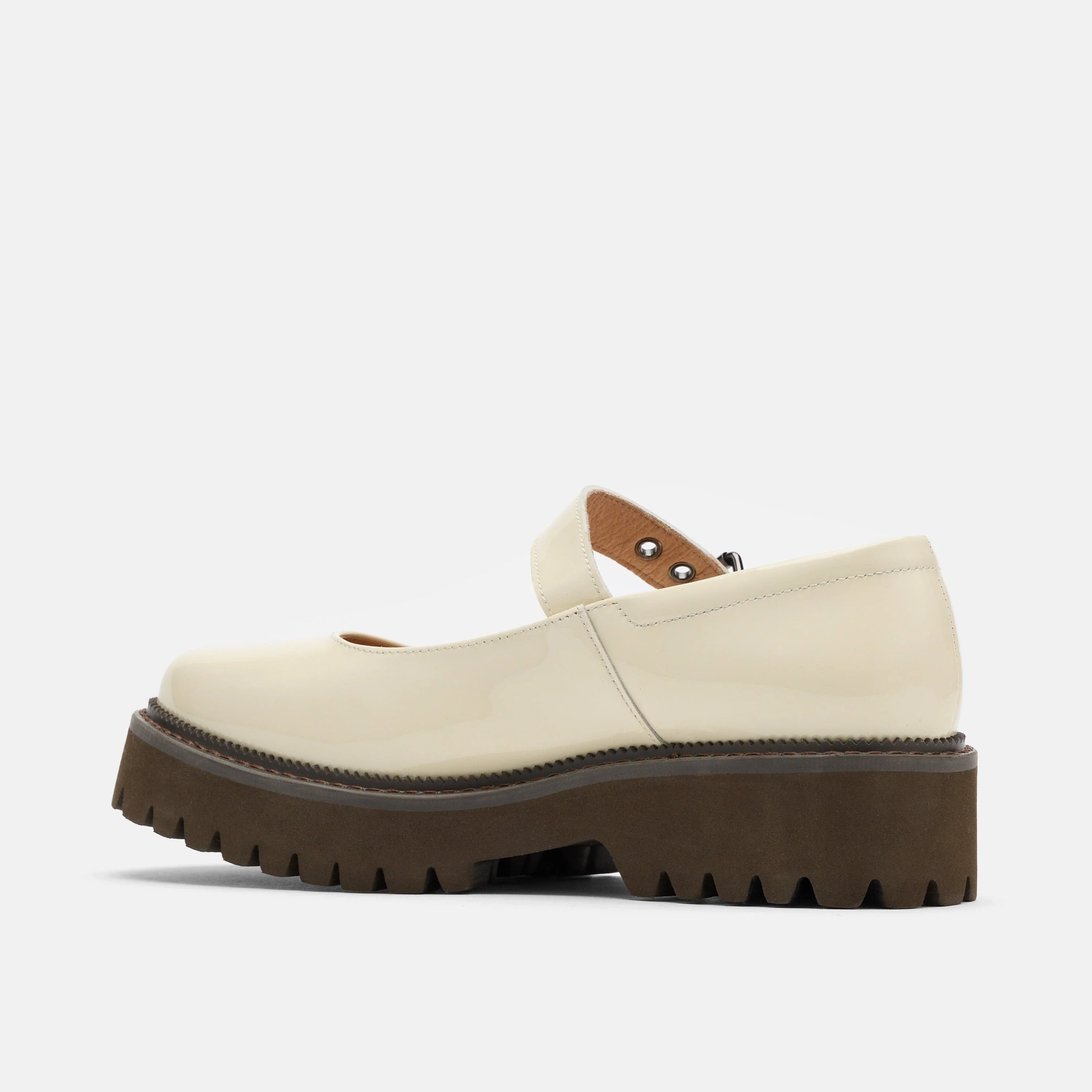 Lyla Cream Patent Leather Mary Janes - Image 4