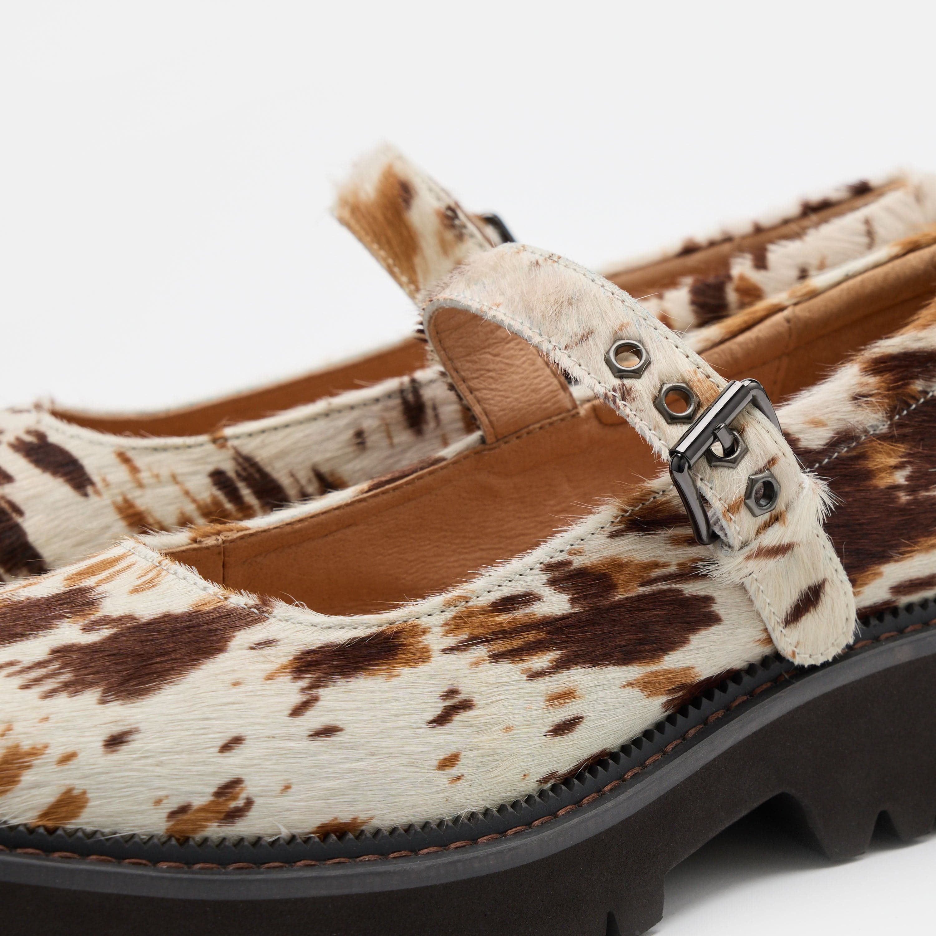 Lyla Appaloosa Pony Hair Mary Janes - Image 3