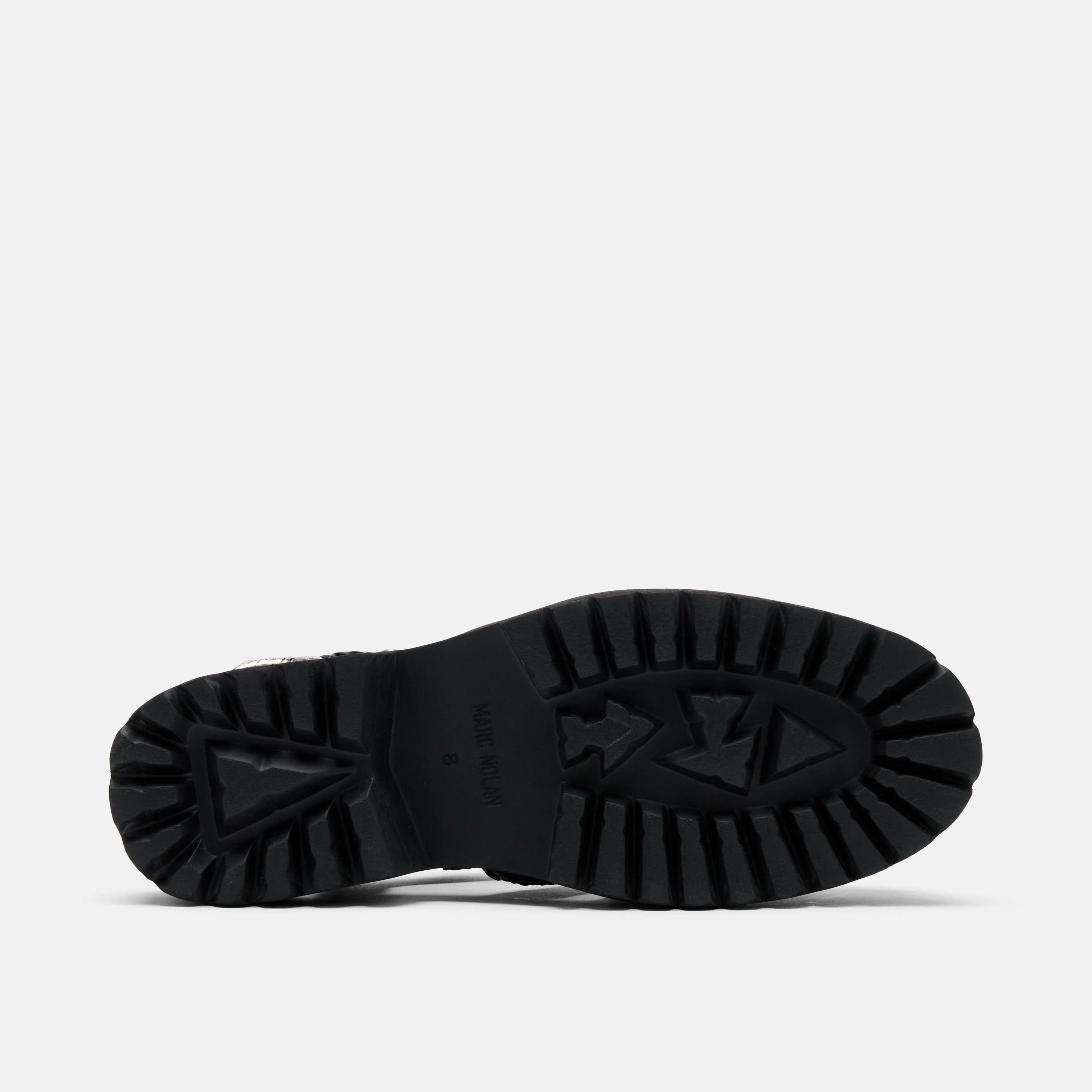 Maya Black Crochet Lug Fisherman Sandals - Image 6