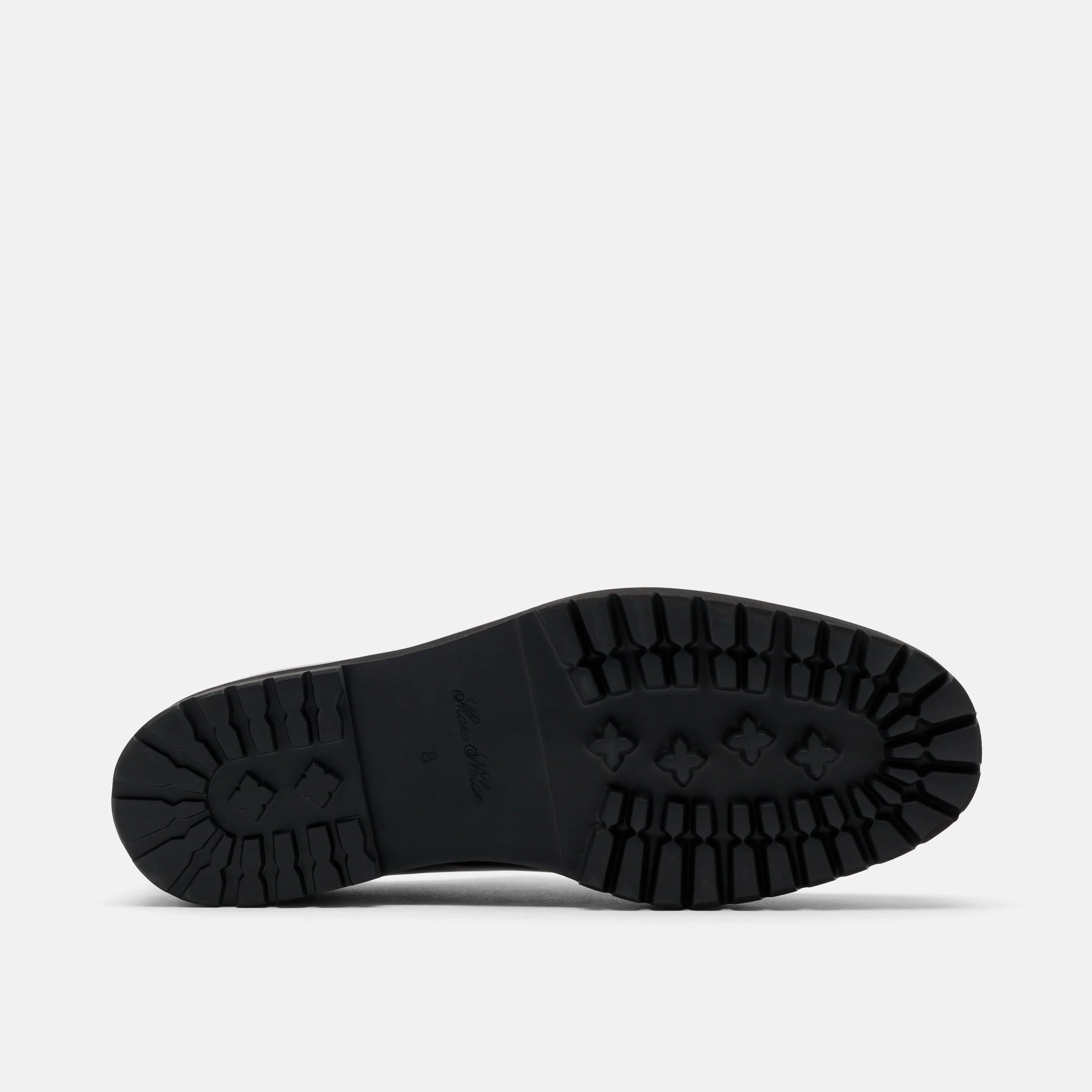 Montana Black Leather Moc Toe Derbys - Image 7
