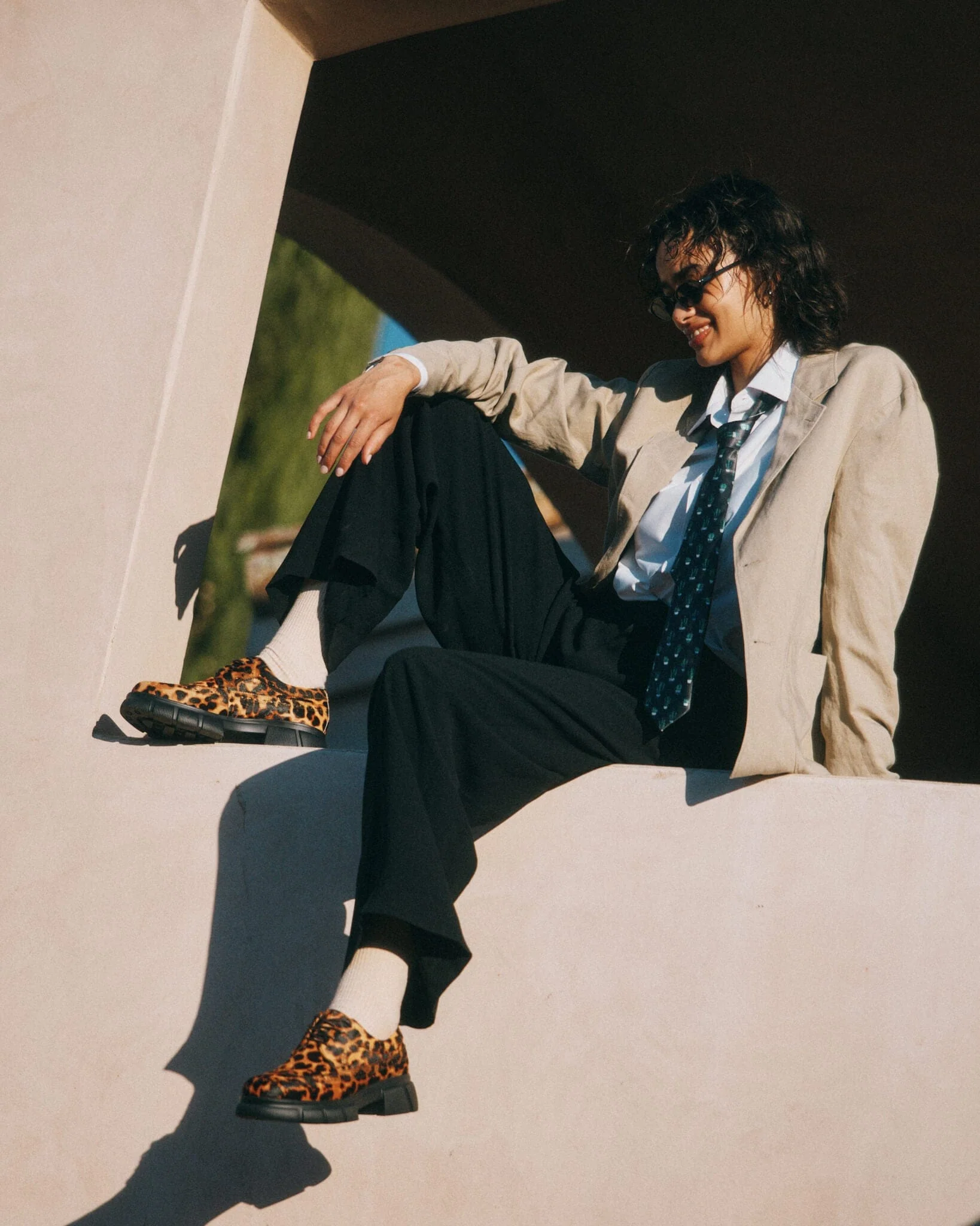 Ms. Alexander Leopard Lug Wingtip Derby - Image 4