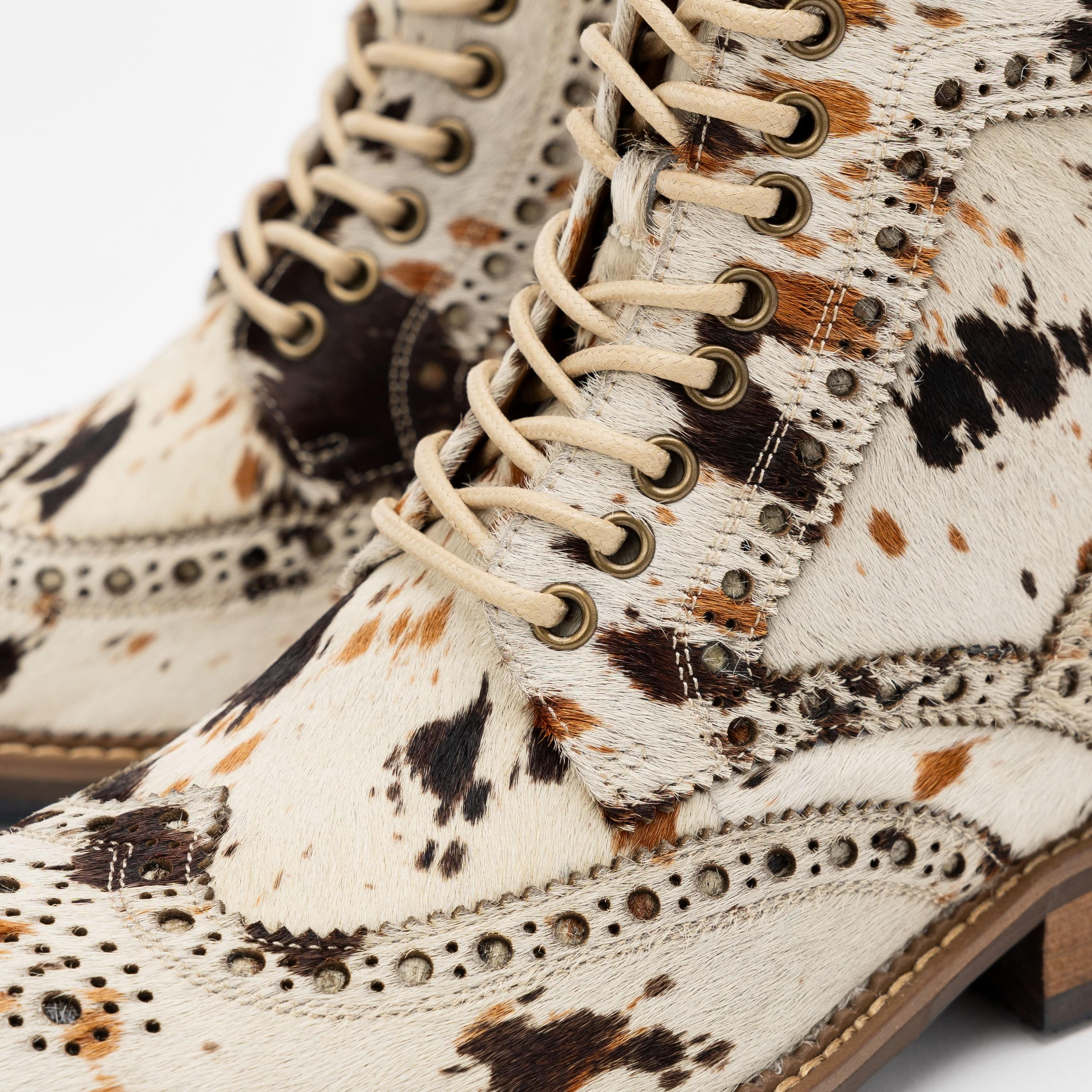 Ms. Belmont Appaloosa Wingtip Boots - Image 3
