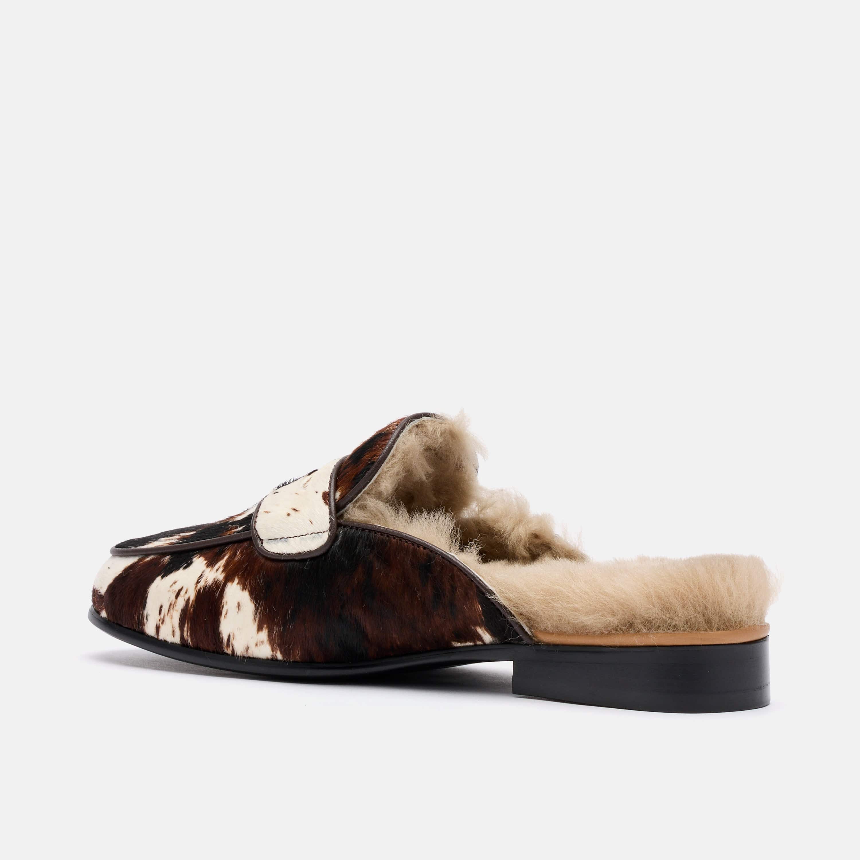 Ms. Del Mar Dark Horse Pony Hair Loafer Mule - Image 5