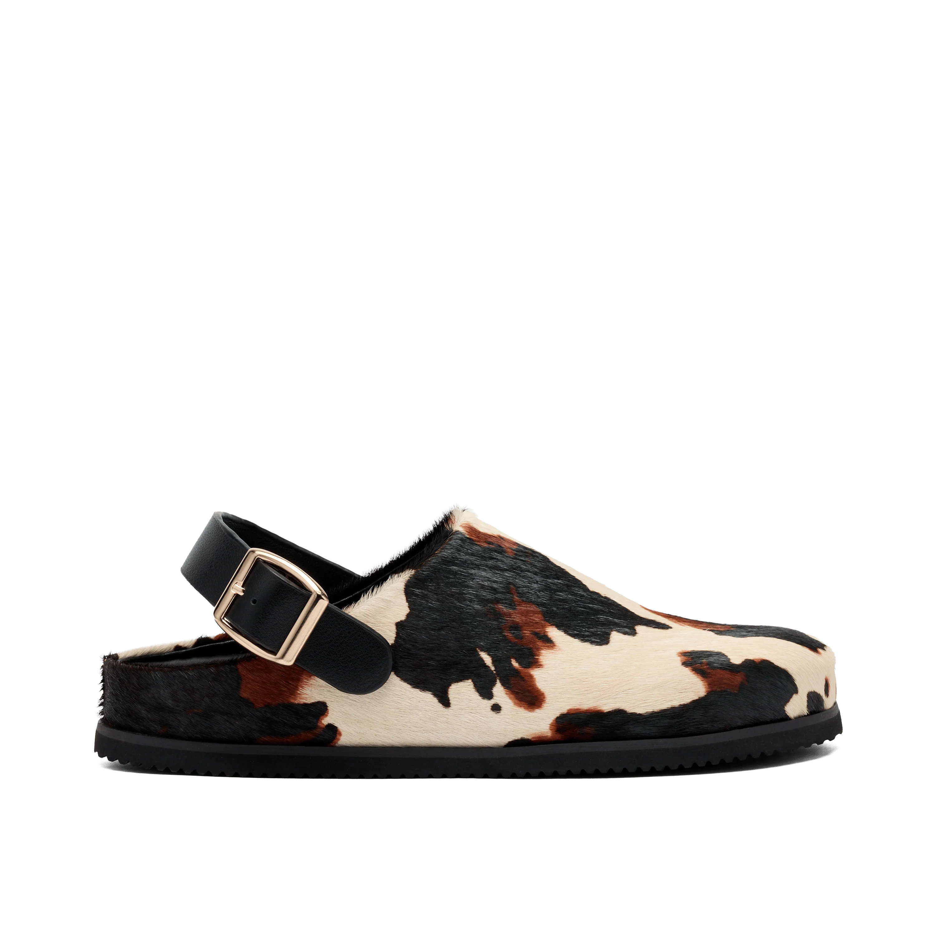 Solana Cow Print Backstrap Clogs - Image 3