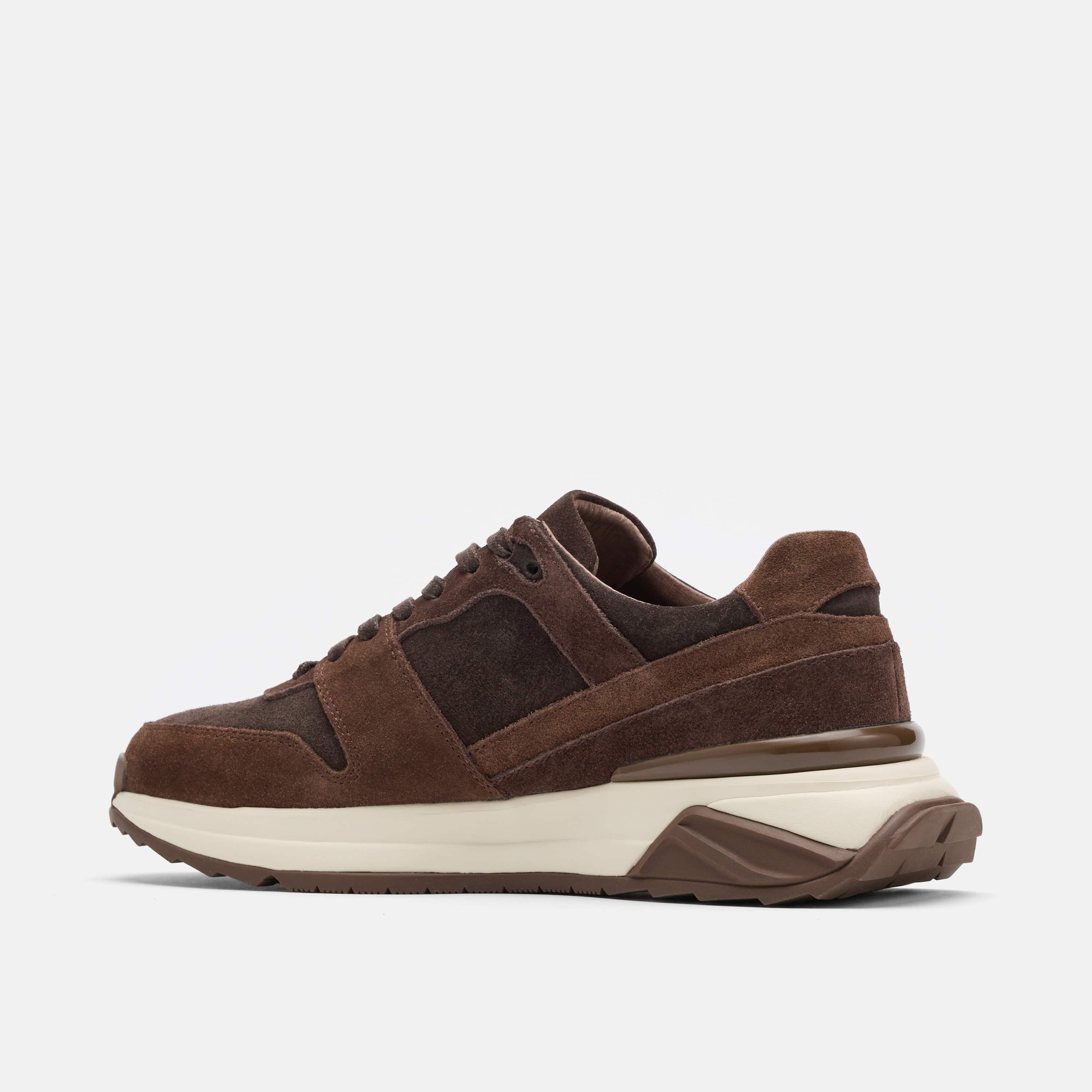 Ronnie Triple Brown Suede Sneakers - Image 4
