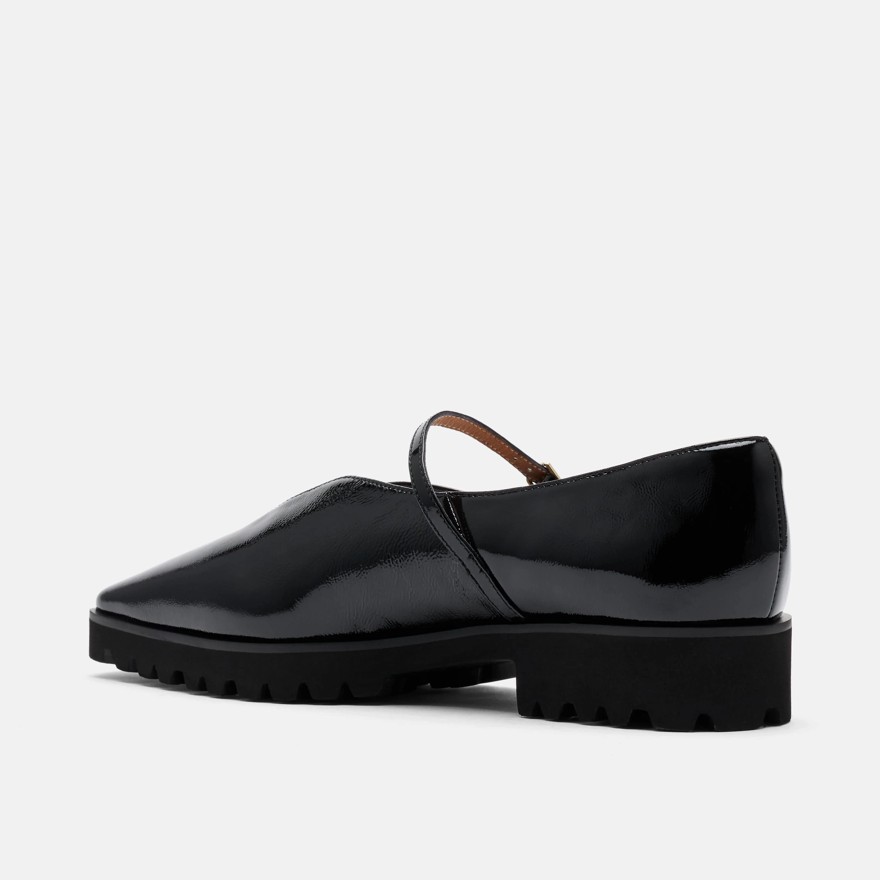 Roxie Black Patent Leather Lug Mary Janes - Image 5