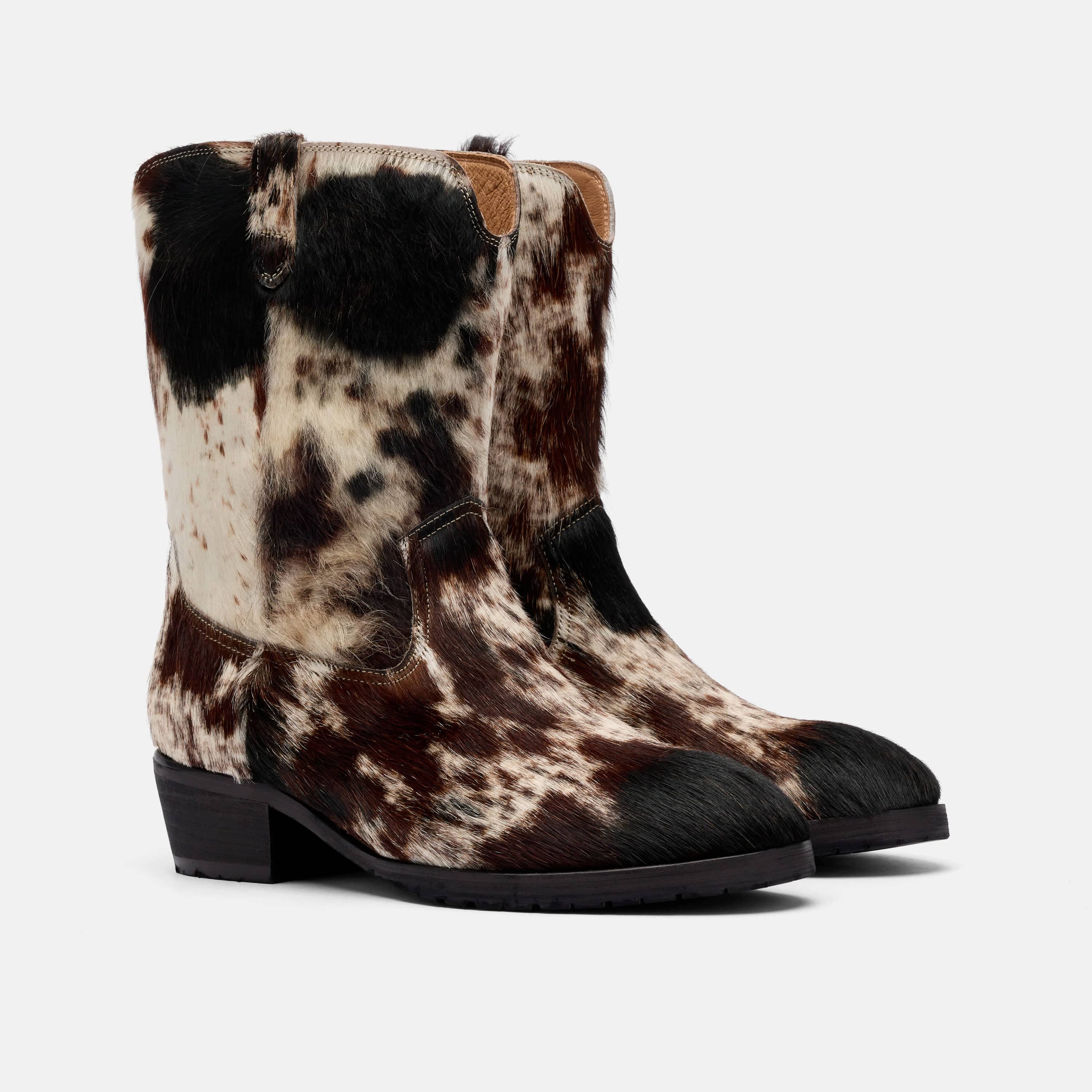 Sawyer Dark Horse Pony Hair Cowboy Boots - Image 2
