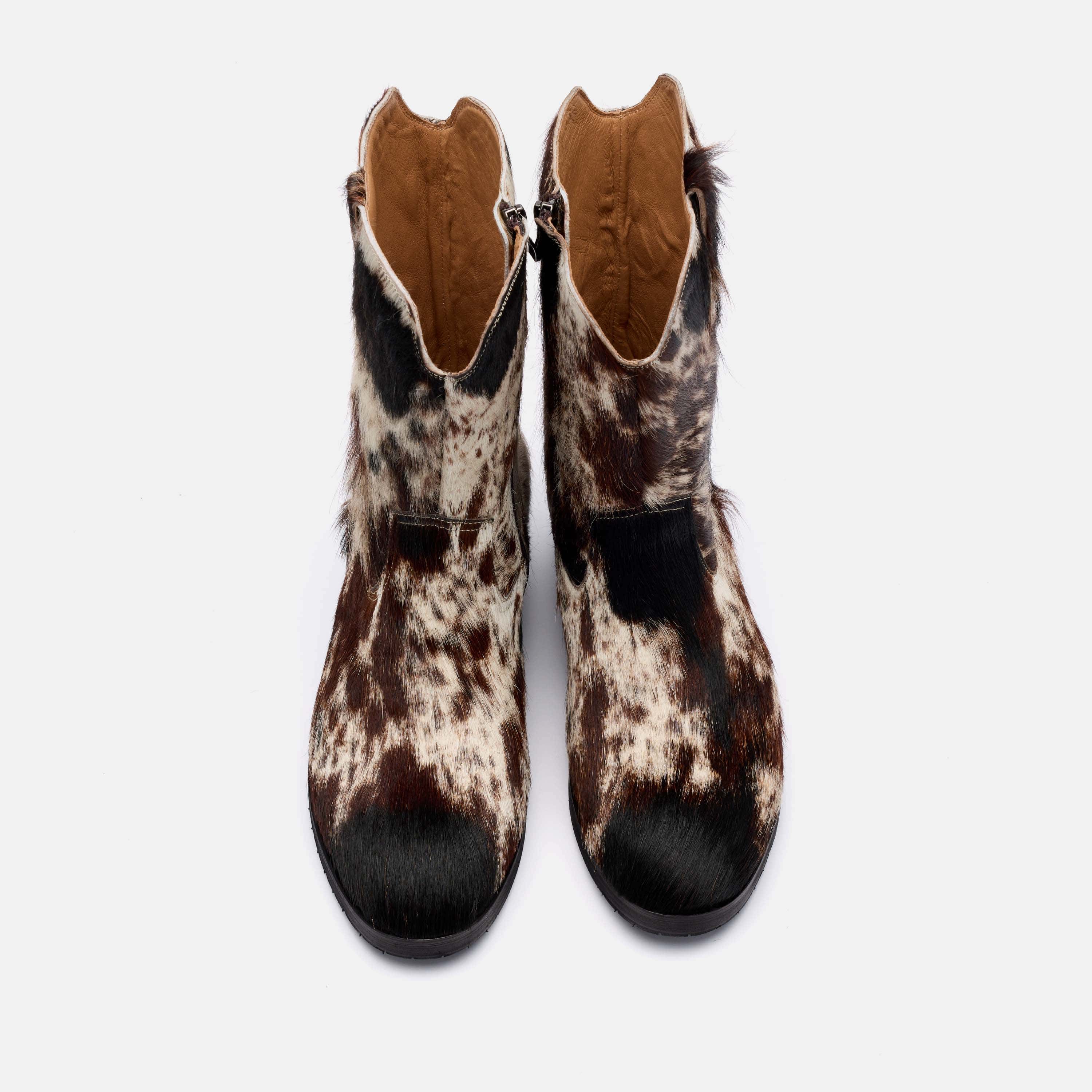Sawyer Dark Horse Pony Hair Cowboy Boots - Image 6