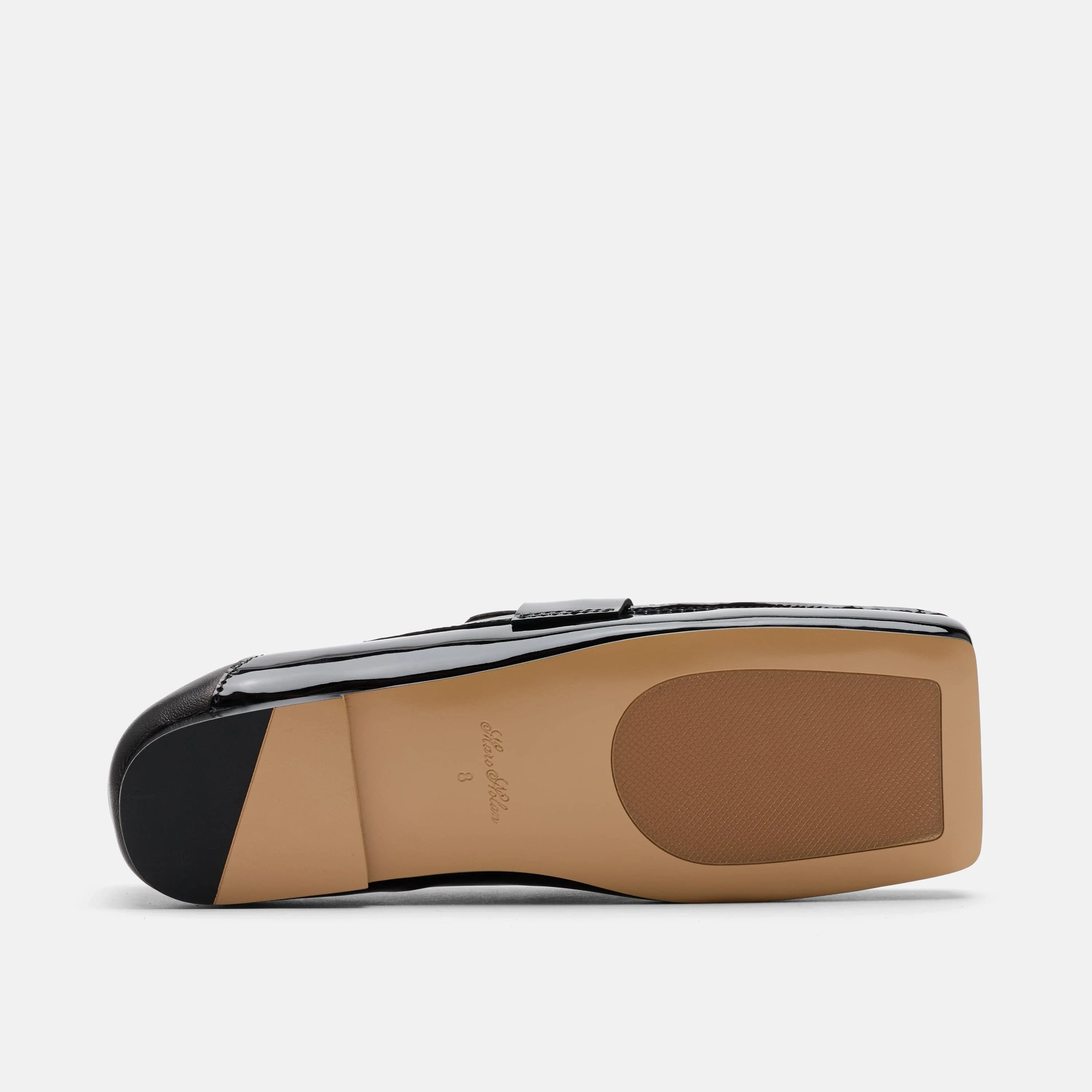 Simone Black Patent Leather Tassel Loafers - Image 7