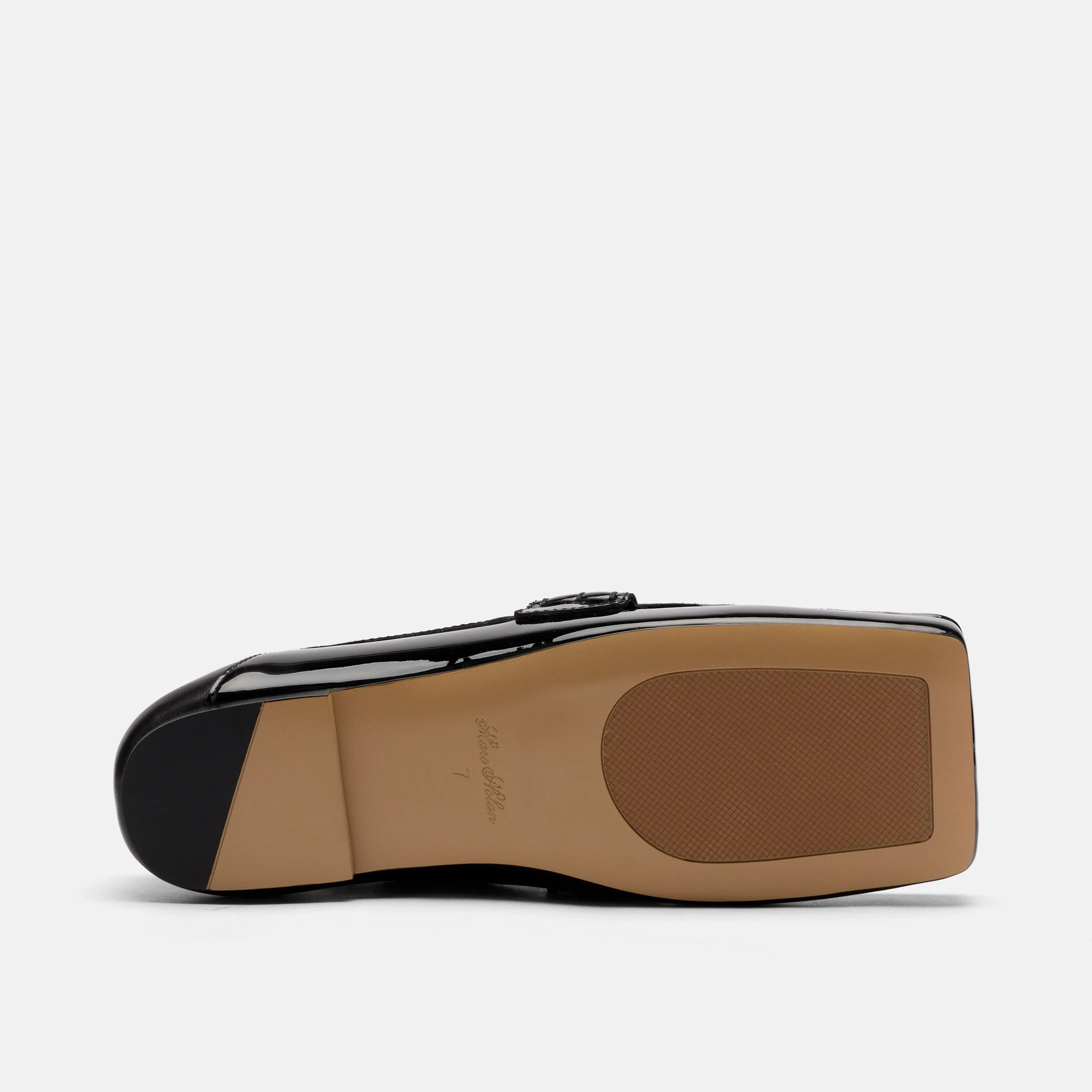 Simone Black/White Leather Tassel Loafers - Image 6